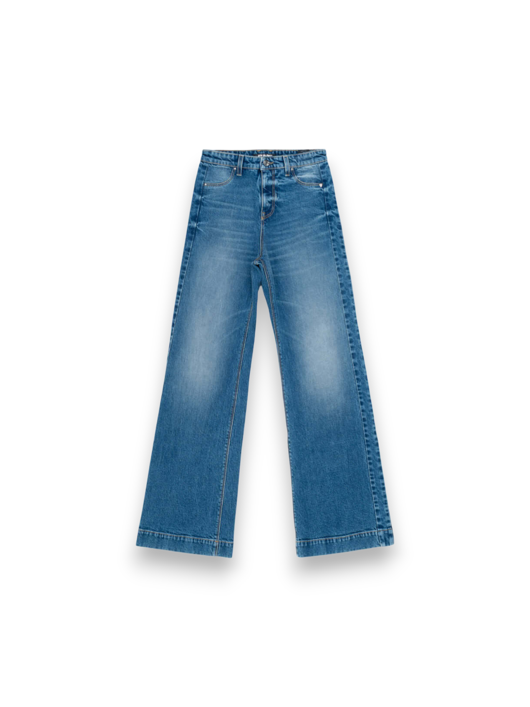 HTC Los Angeles FLARE PANTS MID BLUE