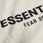 Fear of God ESSENTIALS Logo Crewneck Light Oatmeal