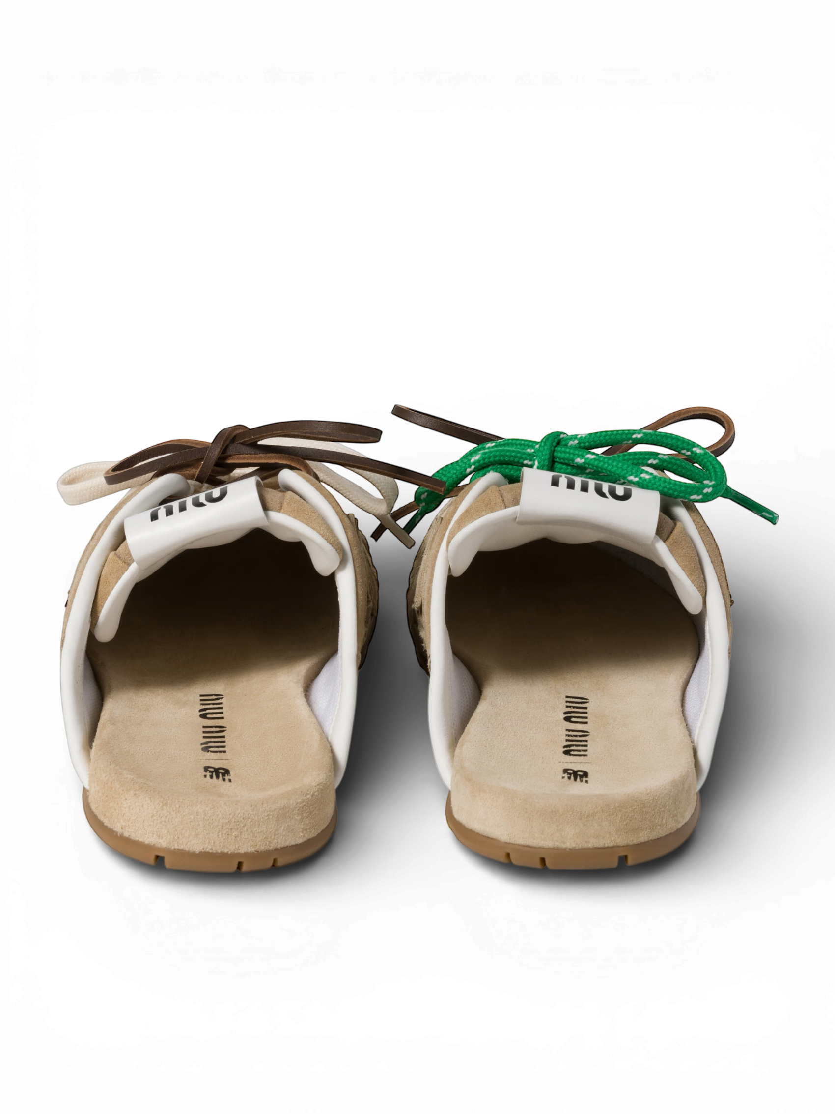 New Balance 530 SL Miu Miu Mule Ecru