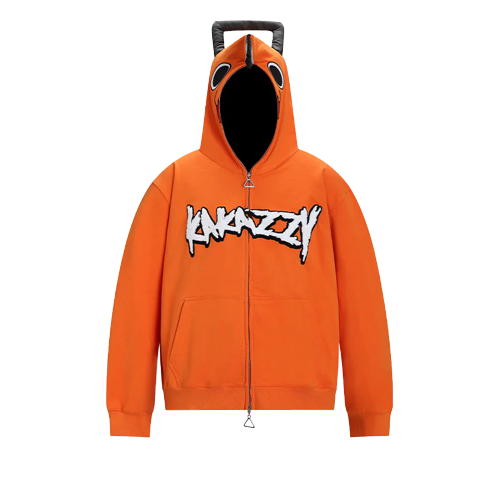 Kakazzy Full Zip Hoodie Orange