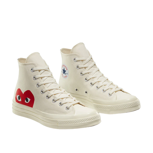 Converse Chuck Taylor All Star 70 Hi Comme des Garcons PLAY White