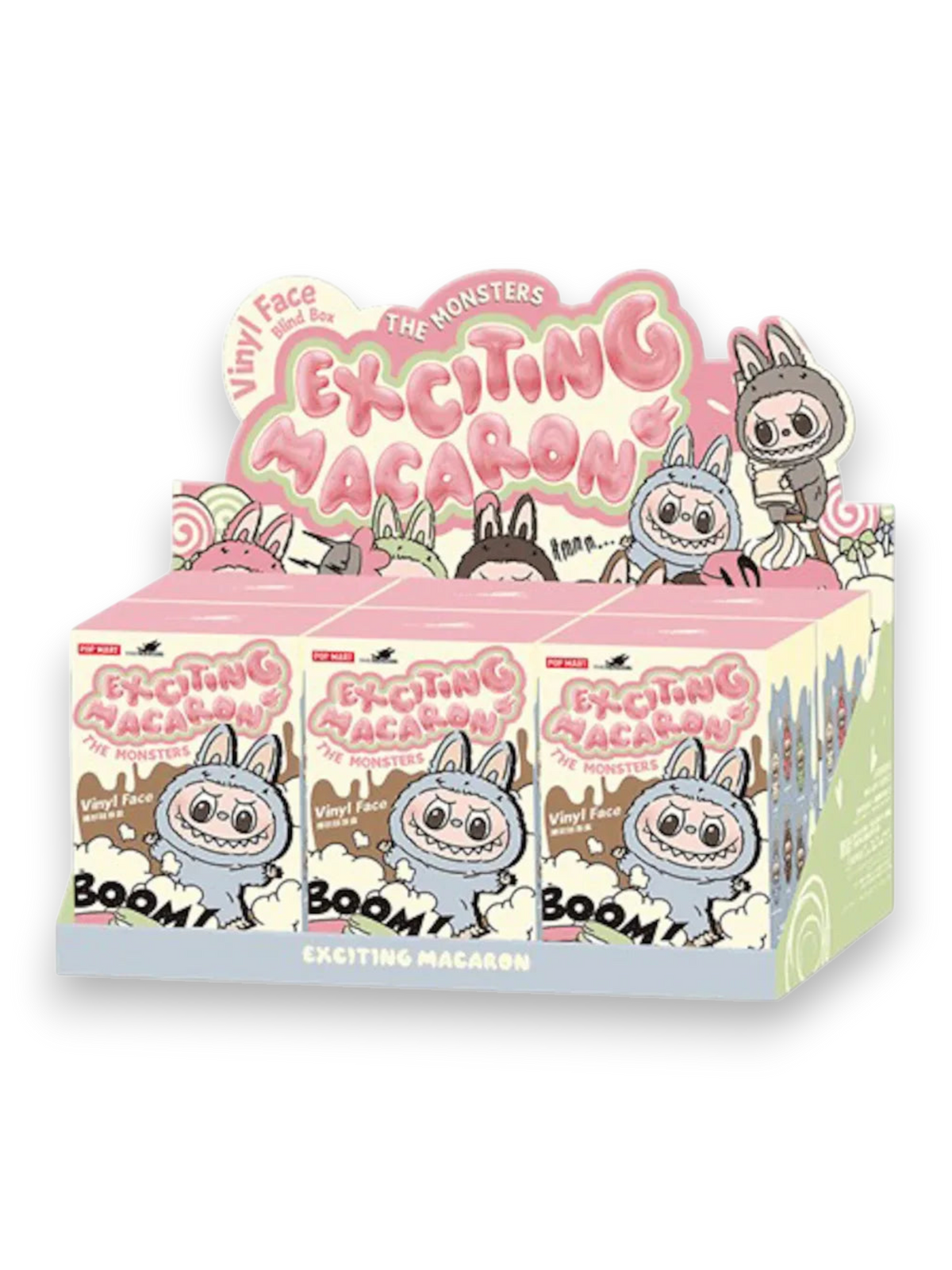 Pop Mart Labubu The Monsters Tasty Macarons Vinyl Plush Pendant Full S