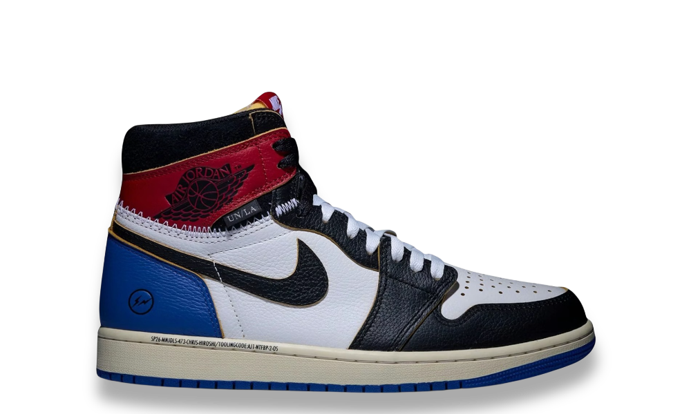 Jordan 1 Retro High OG SP Fragment x Union LA Varsity Red Sport Royal