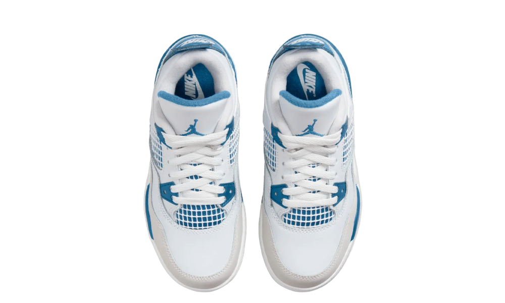 Blue air jordan 4 sales