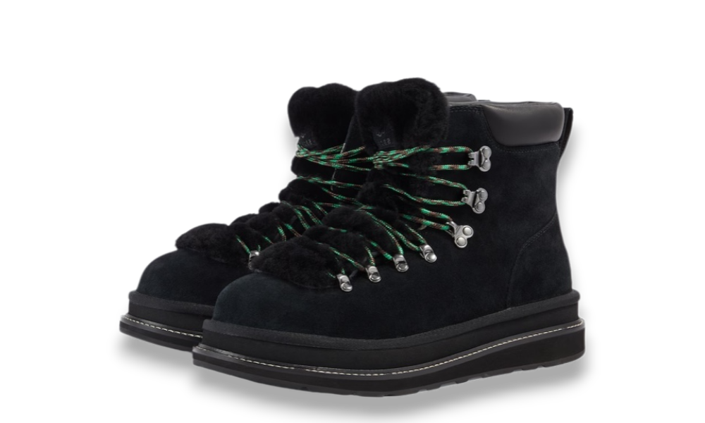 UGG x Sacai Hiker Boot Black