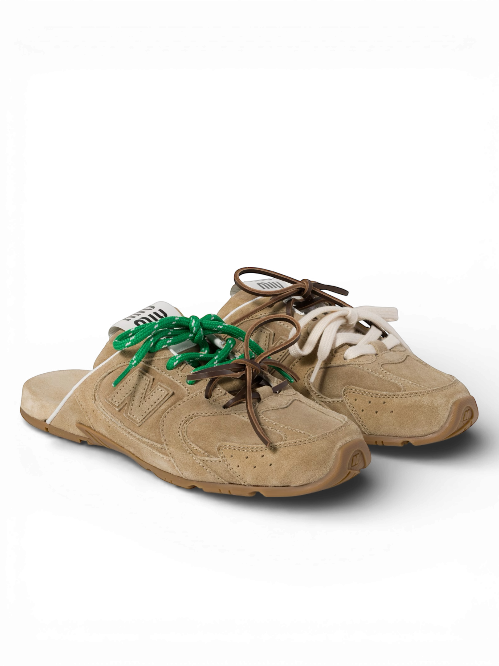 New Balance 530 SL Miu Miu Mule Ecru