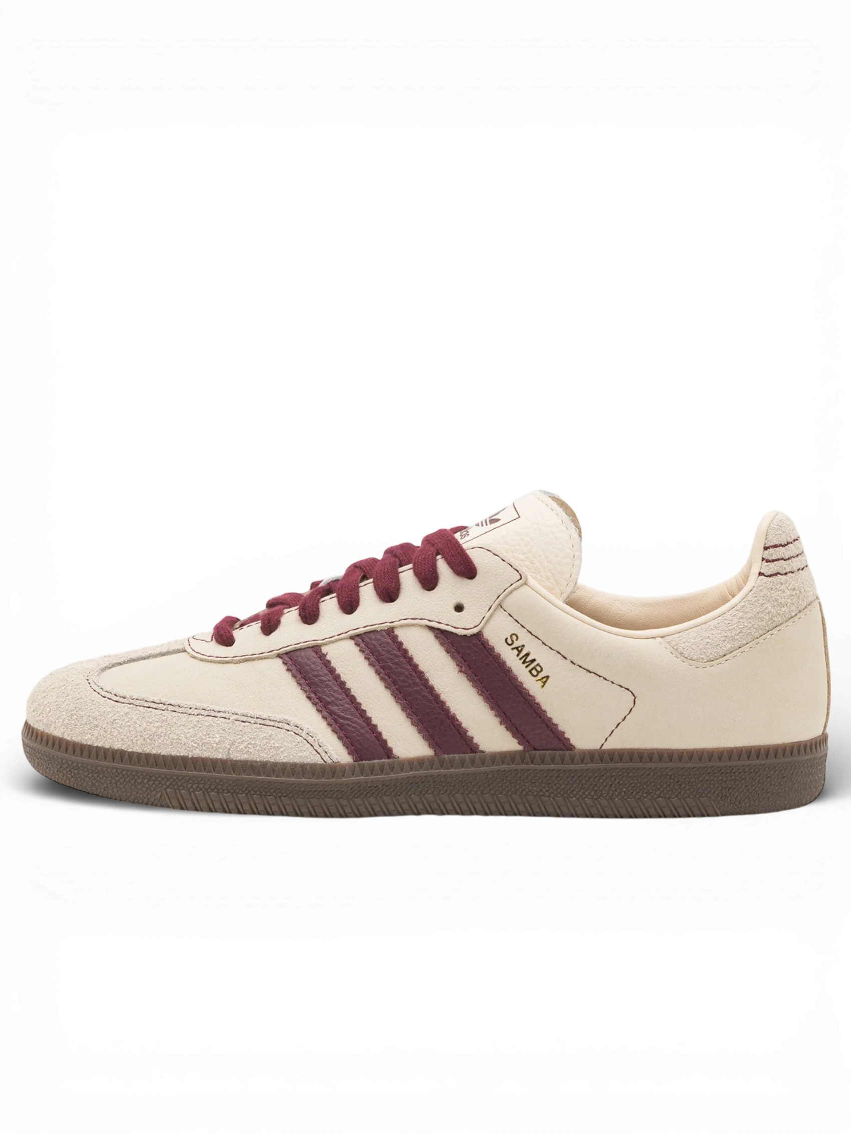 Adidas Samba OG Wonder White Maroon