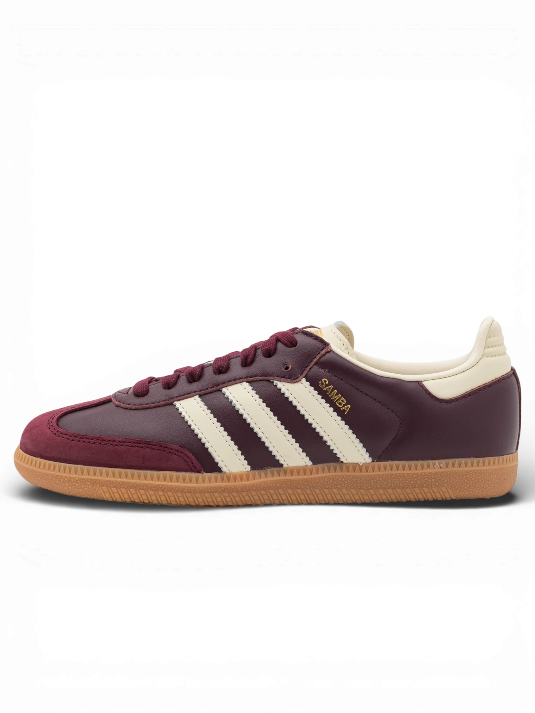 adidas Samba OG Maroon Gold Metallic