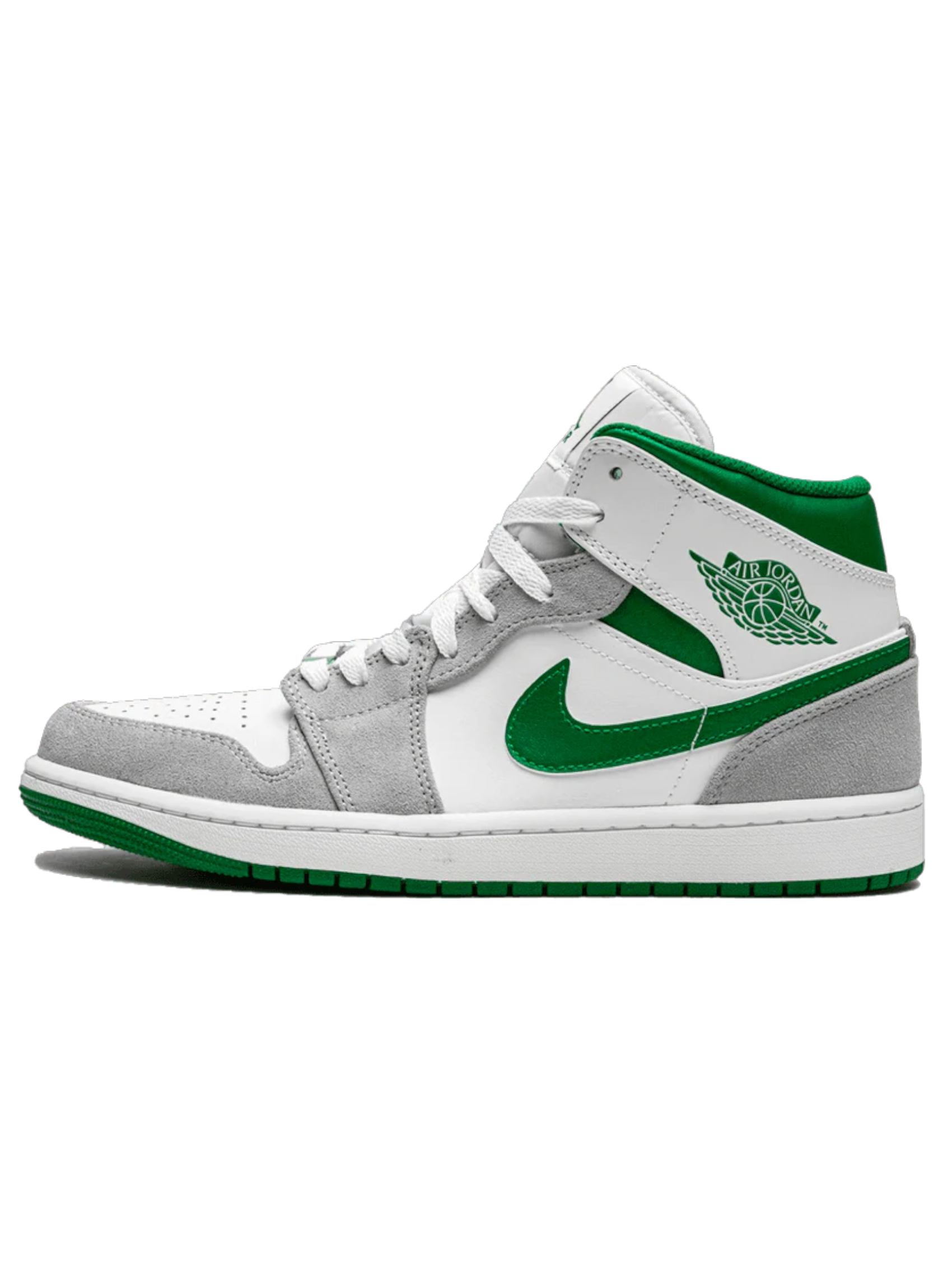 Jordan 1 Mid Grey green