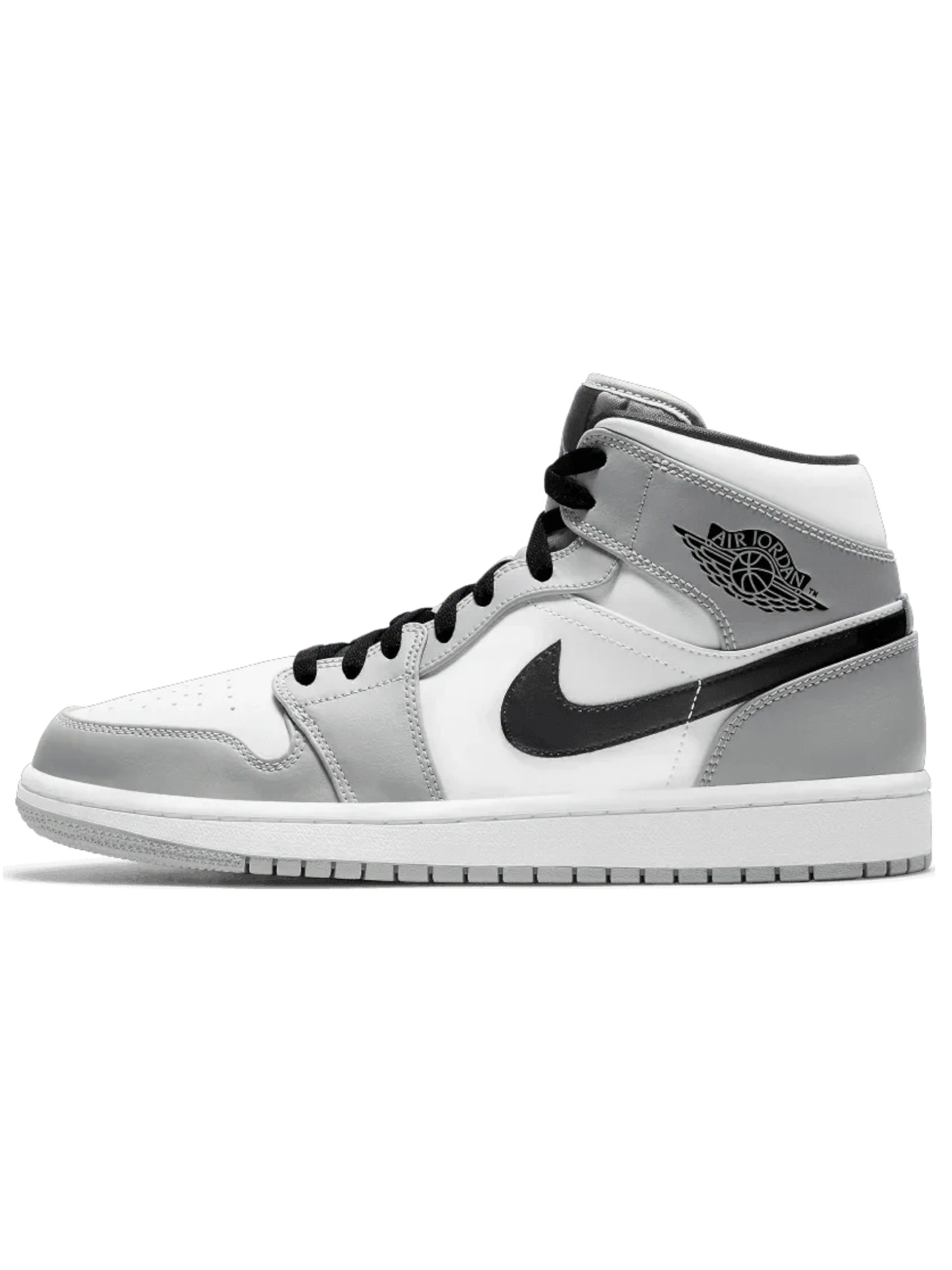 Jordan 1 Mid Light Smoke Grey