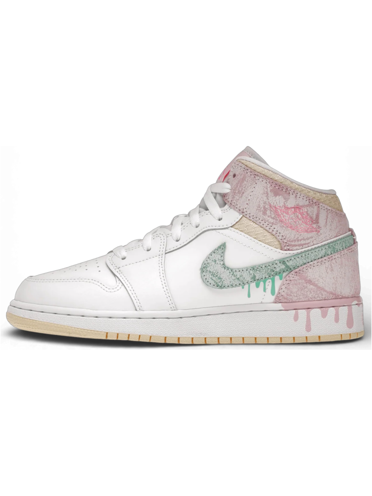 Jordan 1 Mid Paint Drip (GS)