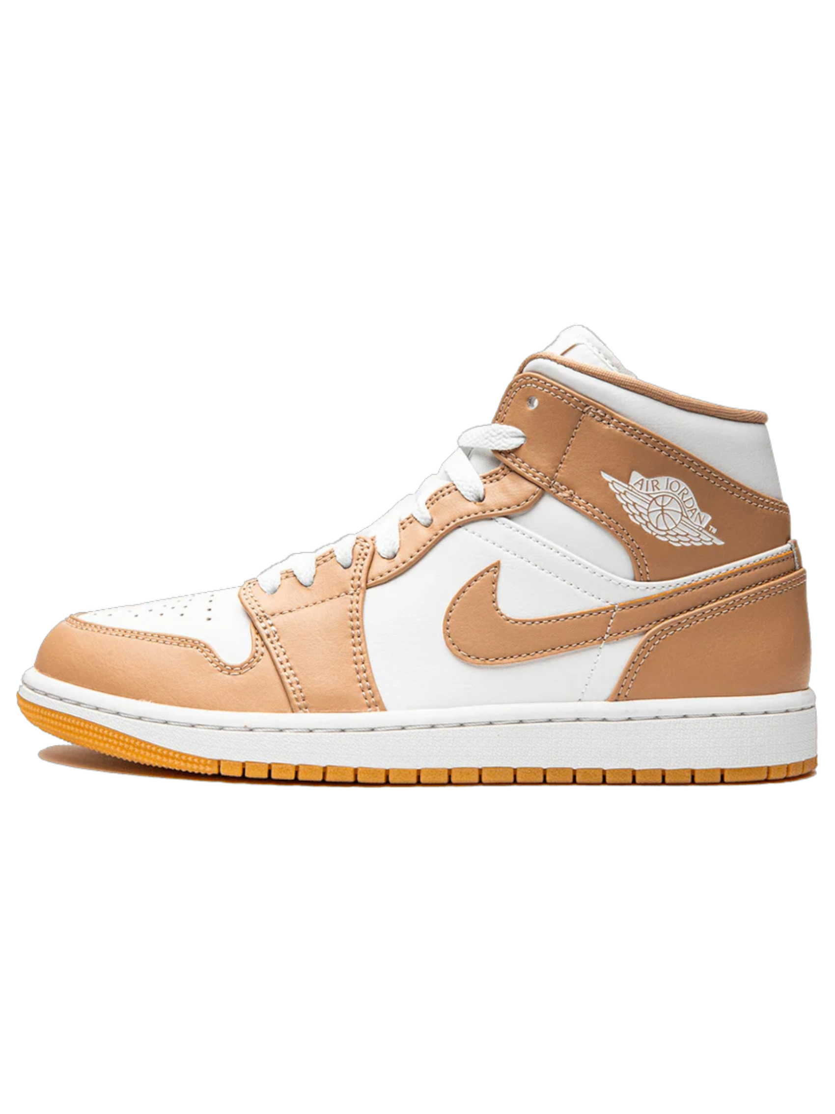 Jordan 1 Mid 	Tan gum