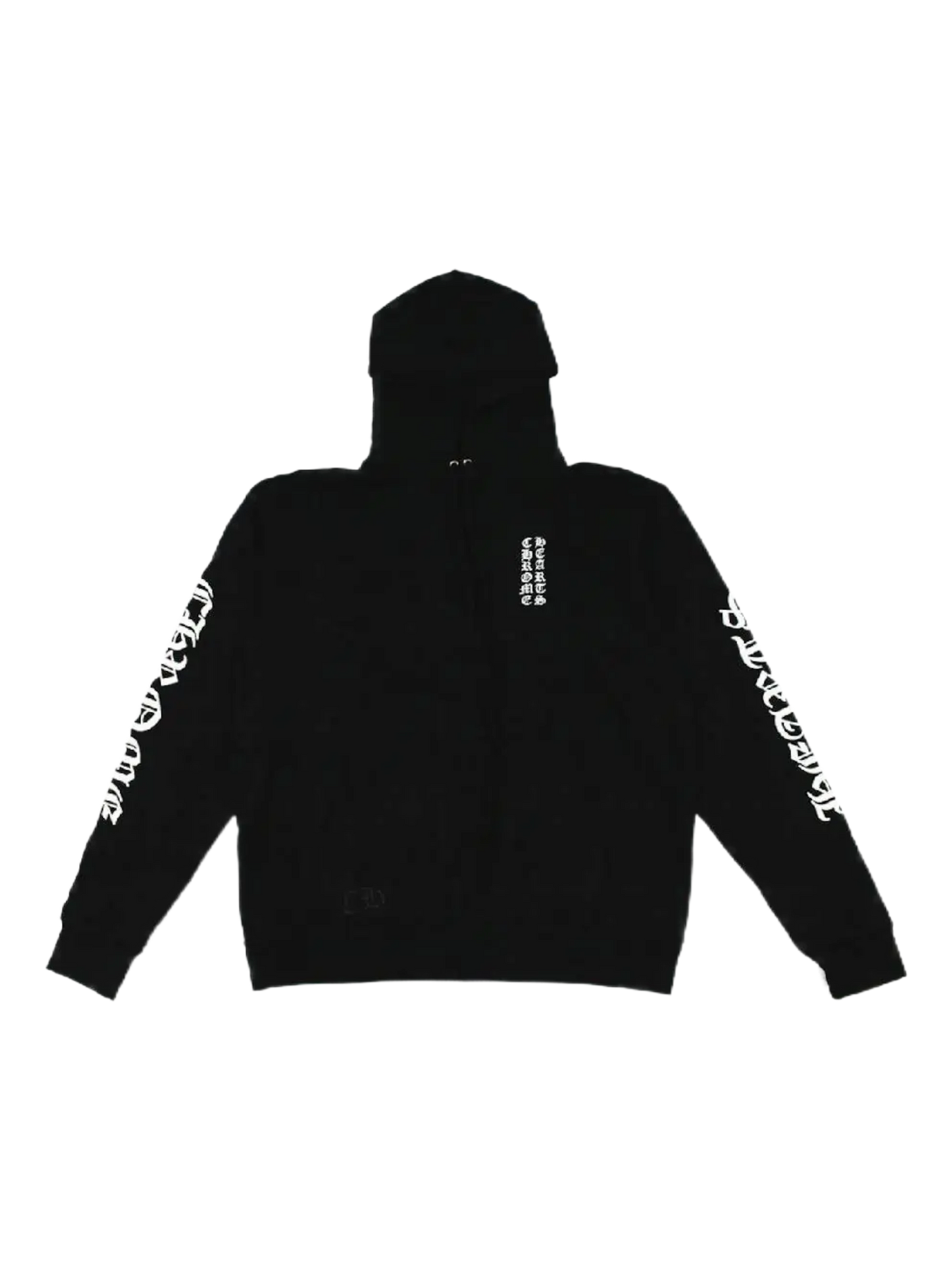 Chrome Hearts Vertical Logo Hoodie Black