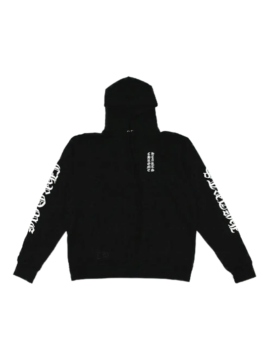 Chrome Hearts Vertical Logo Hoodie Black