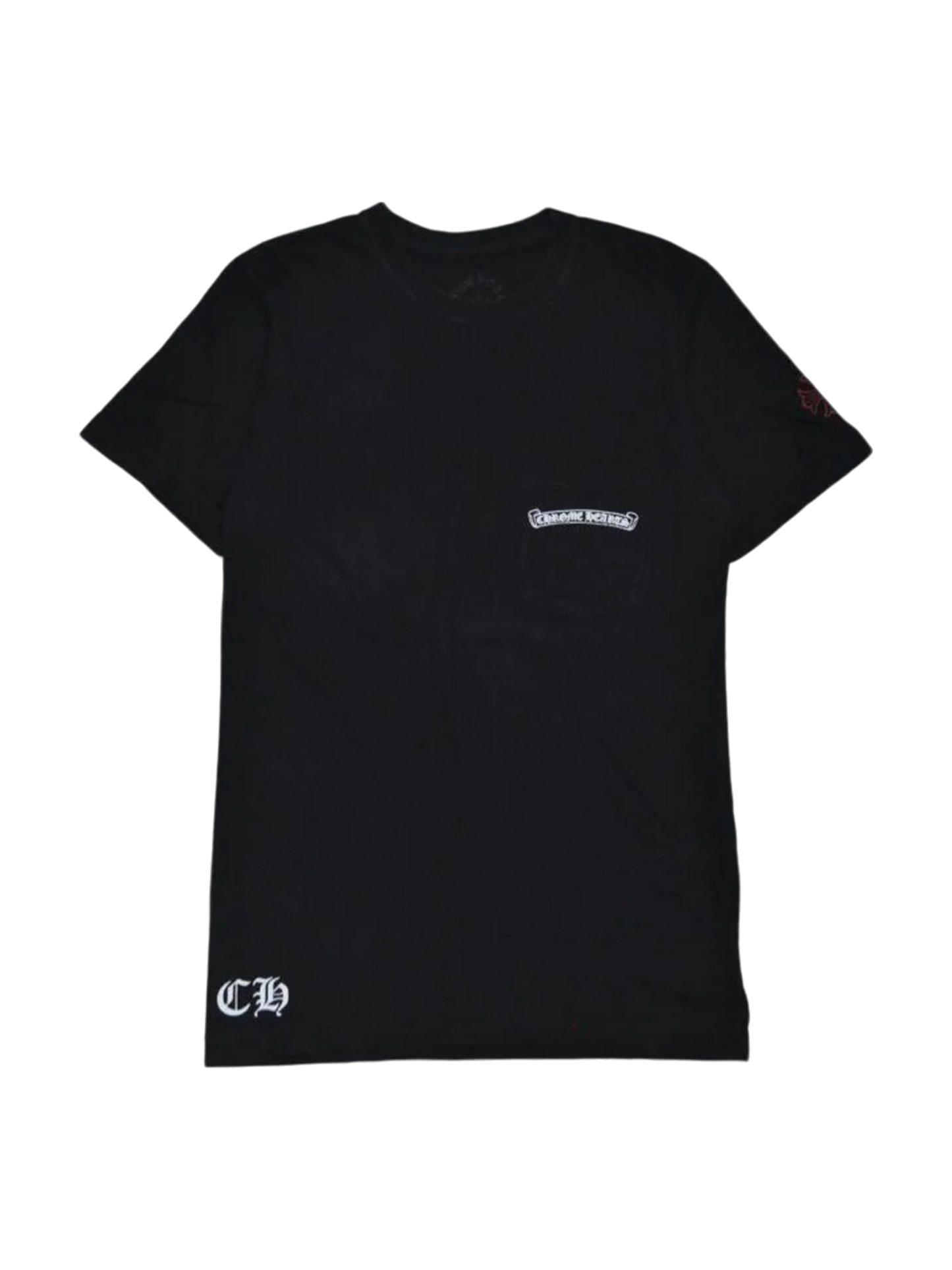 Chrome Hearts USA Scroll Logo Pocket T-Shirt