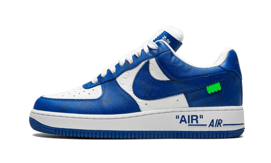 Louis Vuitton Nike Air Force 1 Low By Virgil Abloh White Royal