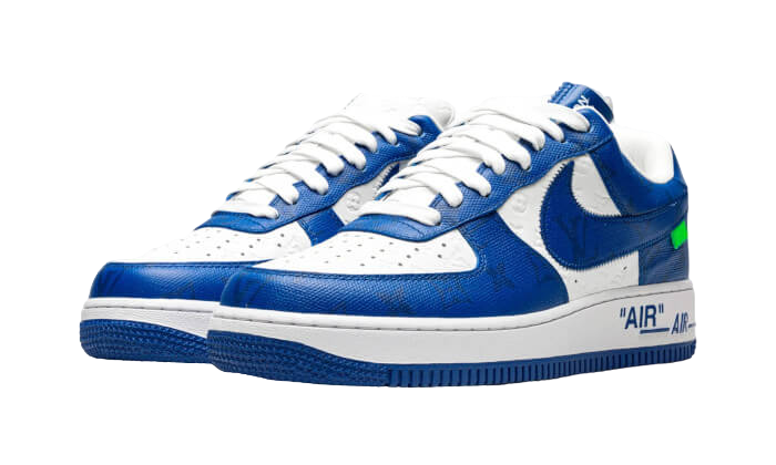 Louis Vuitton Nike Air Force 1 Low By Virgil Abloh White Royal OBLIO Shop