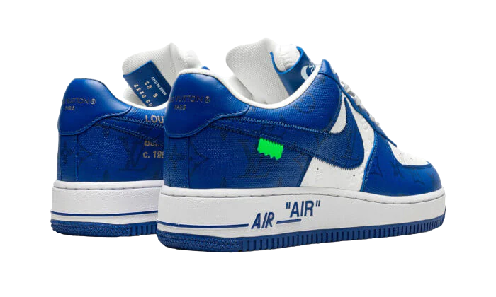 Louis Vuitton Nike Air Force 1 Low By Virgil Abloh White Royal