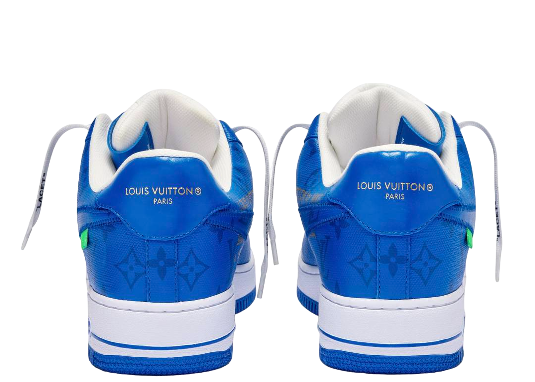 Louis Vuitton Nike Air Force 1 Low By Virgil Abloh White Royal