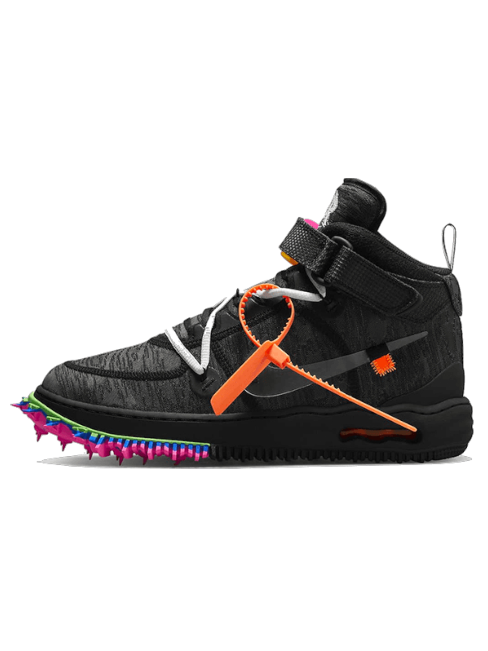 Nike Air Force 1 Mid Off-White Clear Black