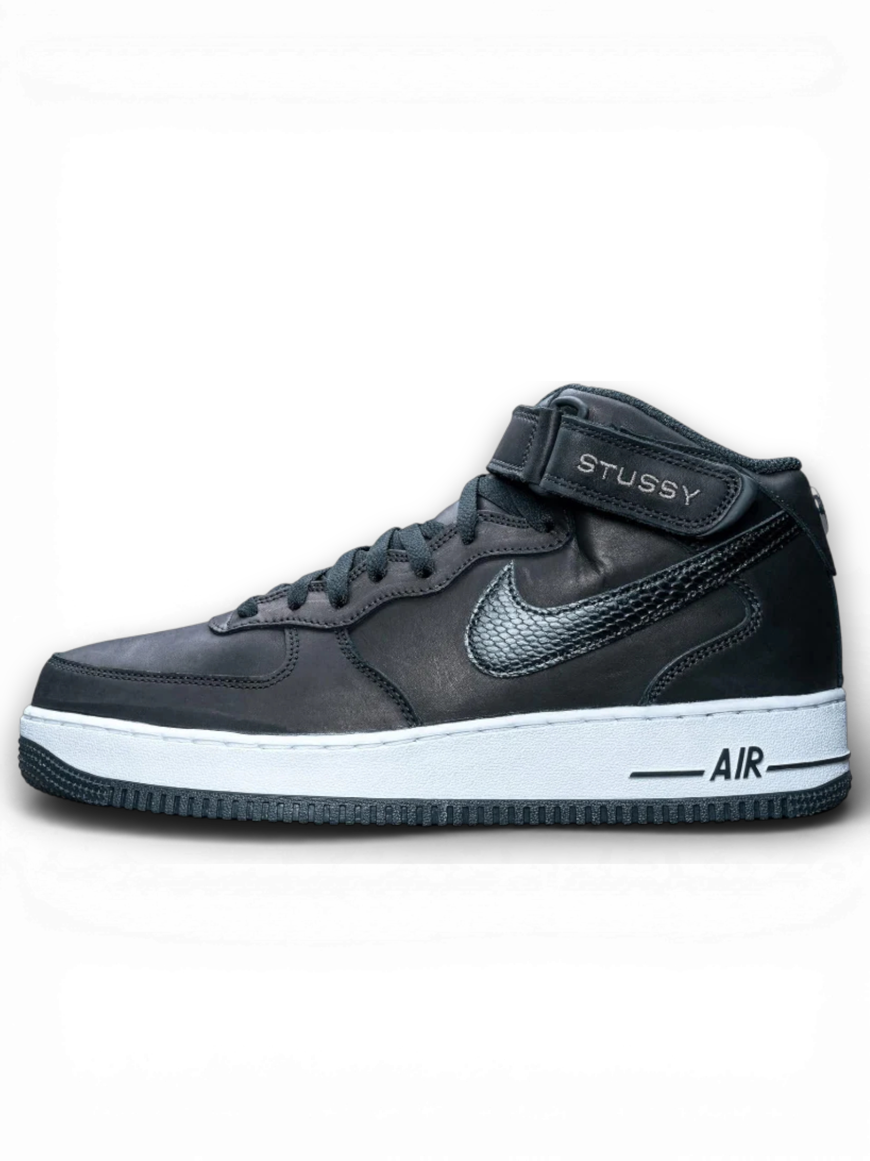 Nike Air Force 1 Mid Stussy Black White