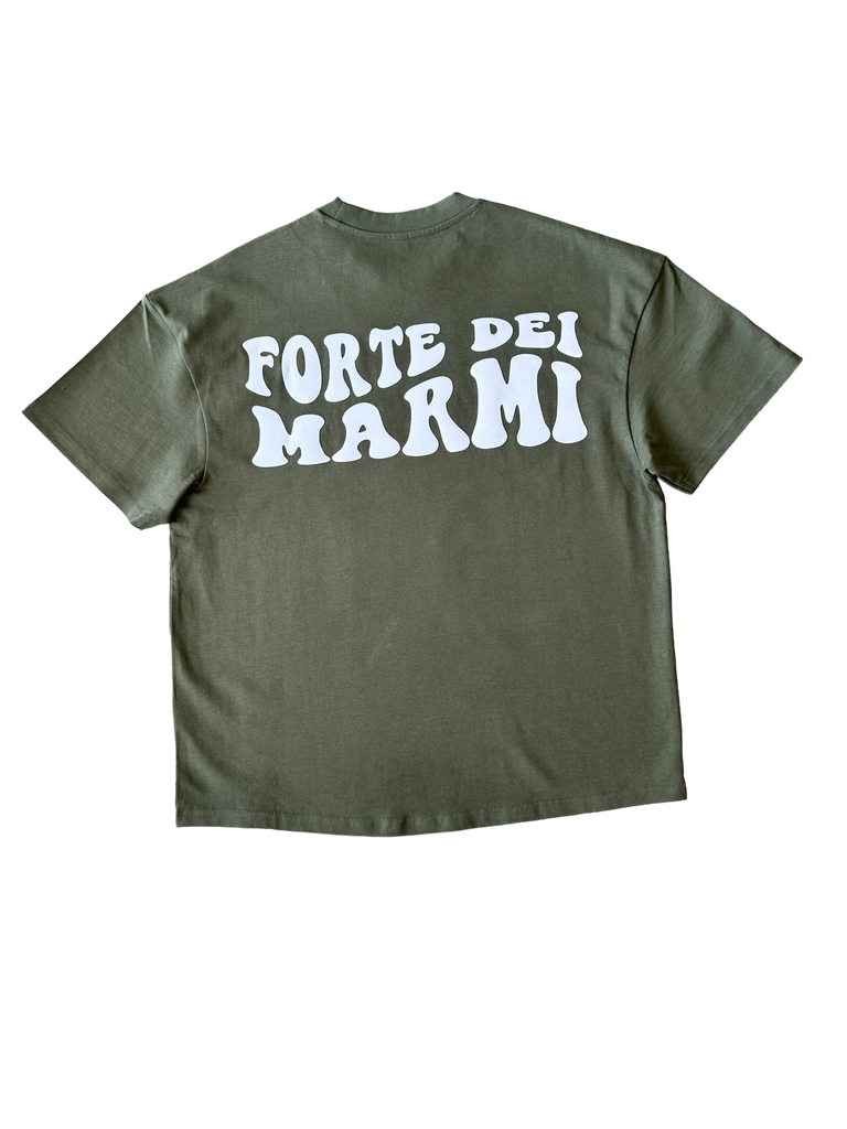 Forte dei Marmi FDM Olive wavy tee