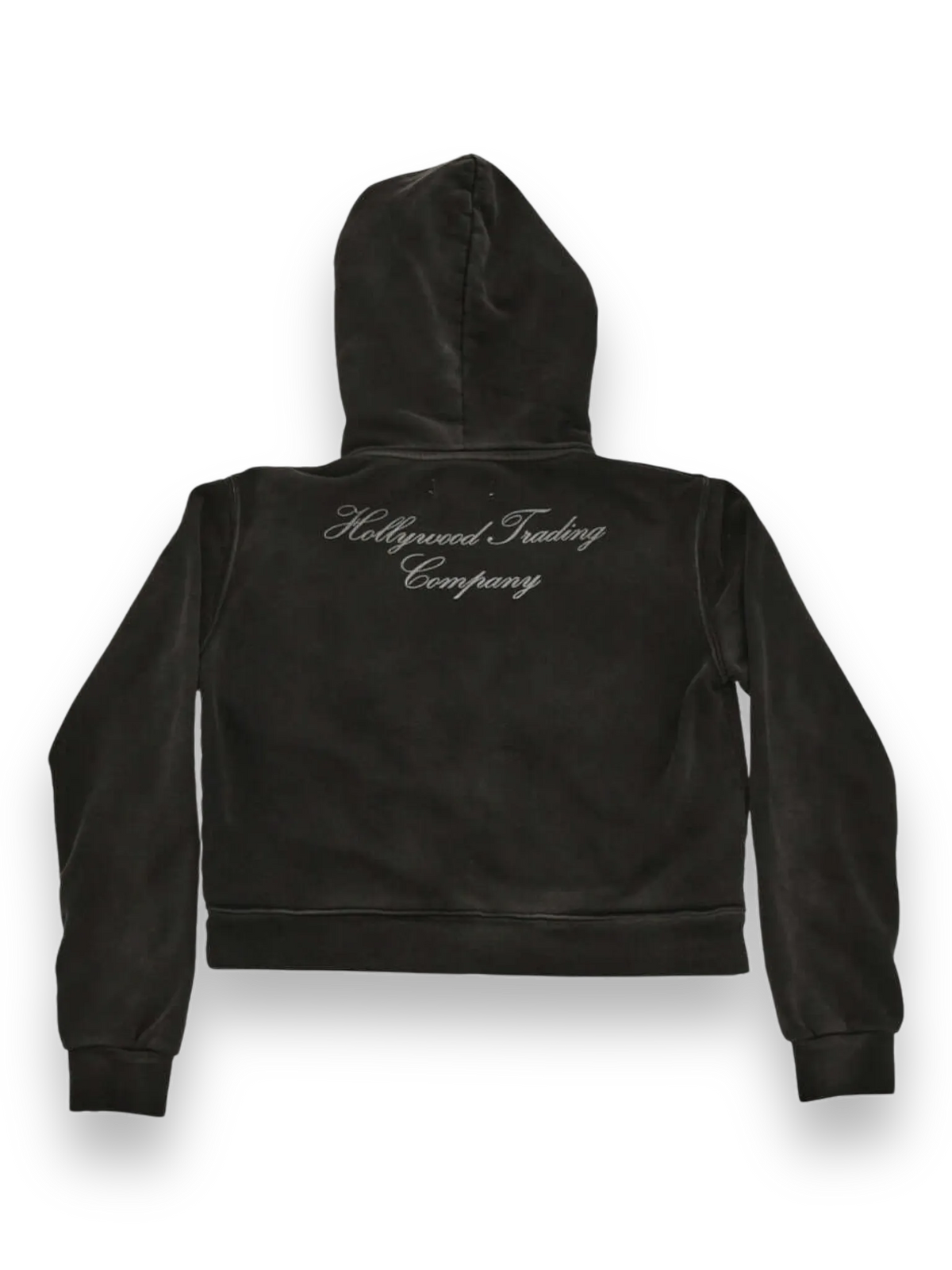 HOLLYWOOD T.C WOMAN ZIP HOODIE BLACK