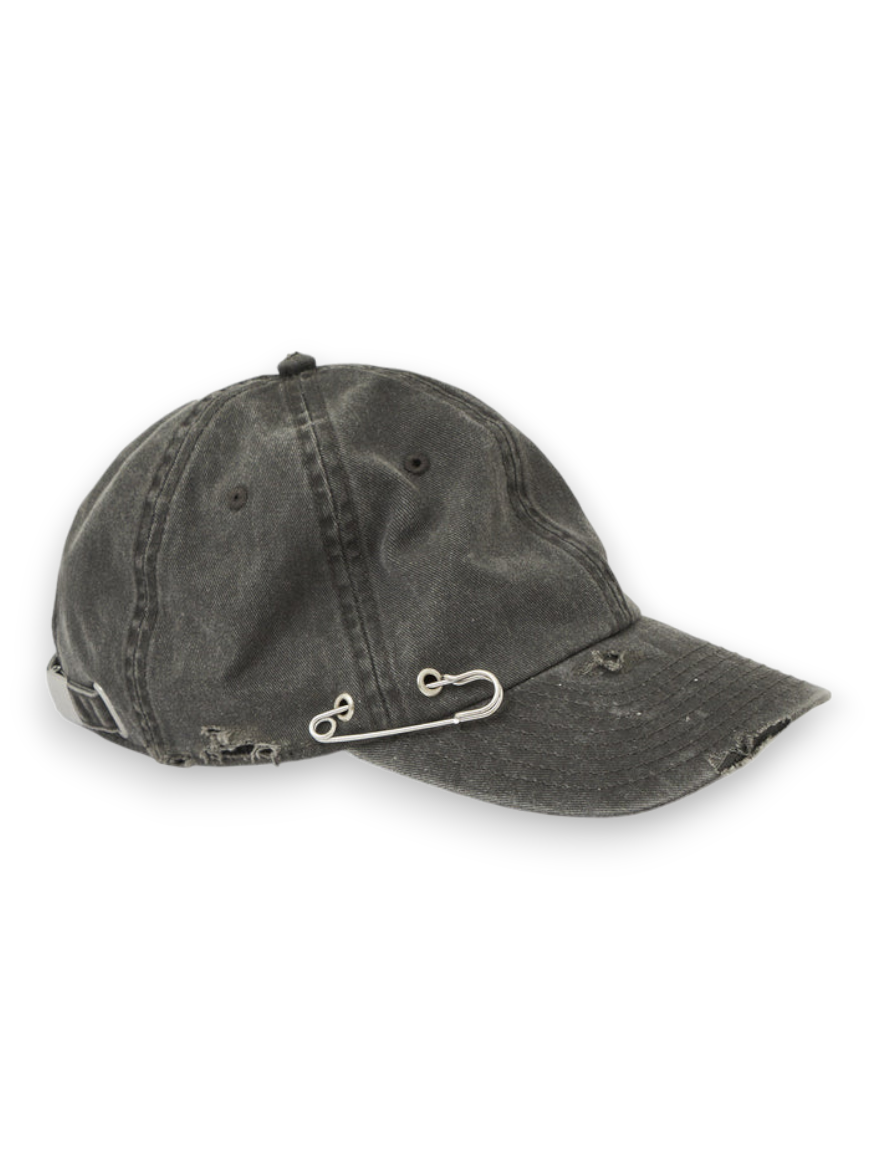 STAY HUMAN ON EARTH DESTROYED CAP BLACK
