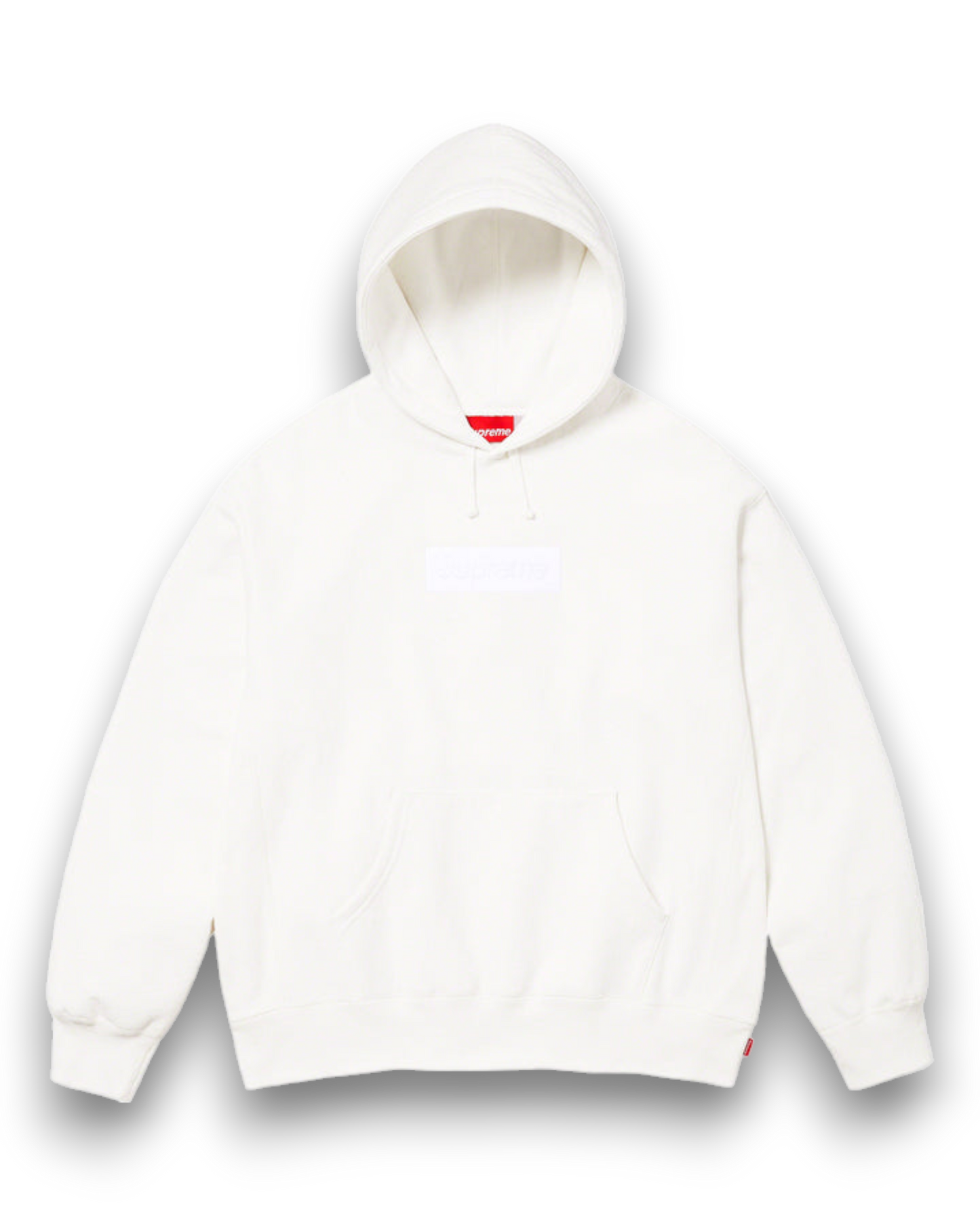 Supreme Box Logo Hooded Sweatshirt white