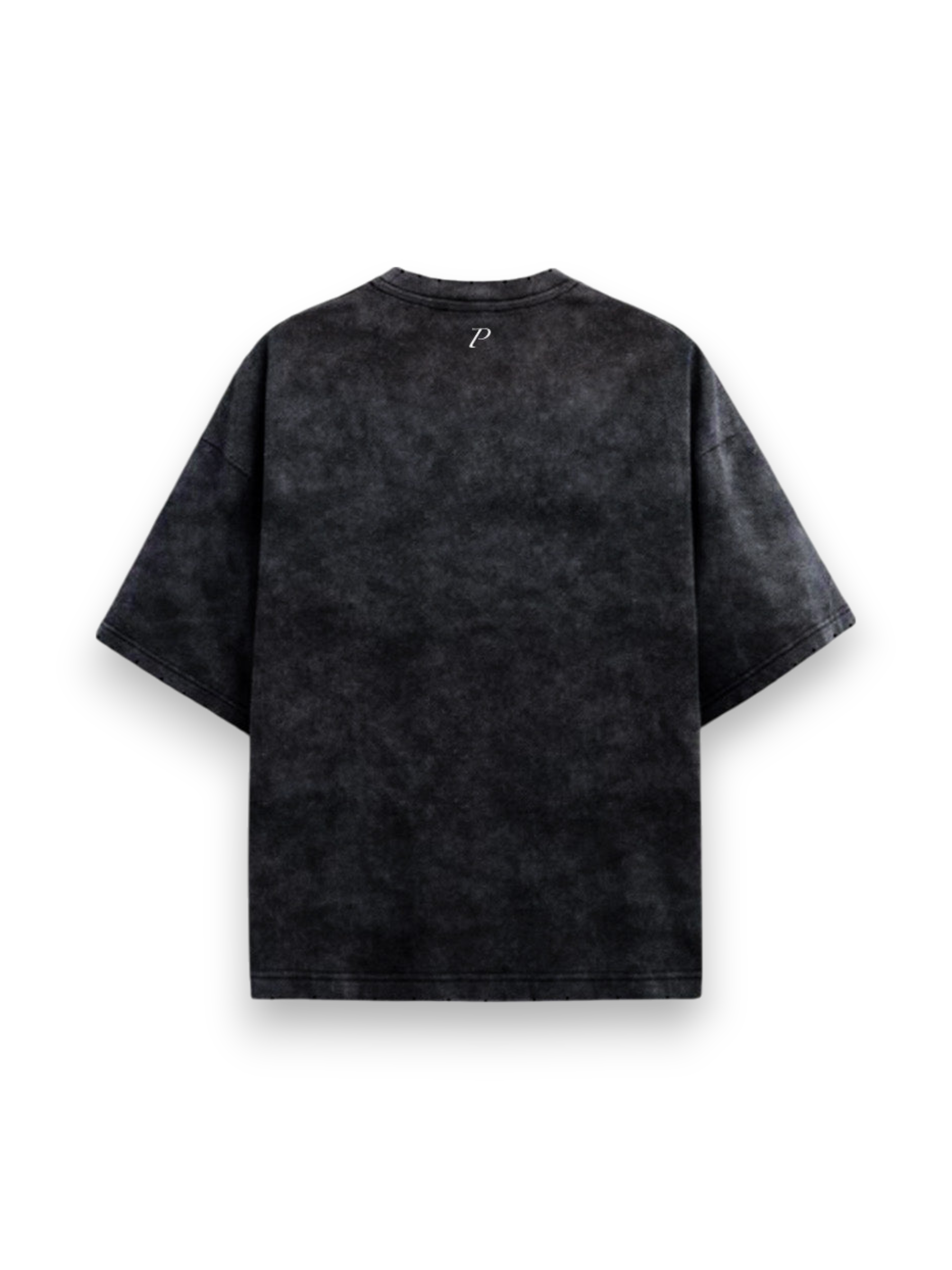 Pantalon Distressed Stone Washed T-Shirt Black