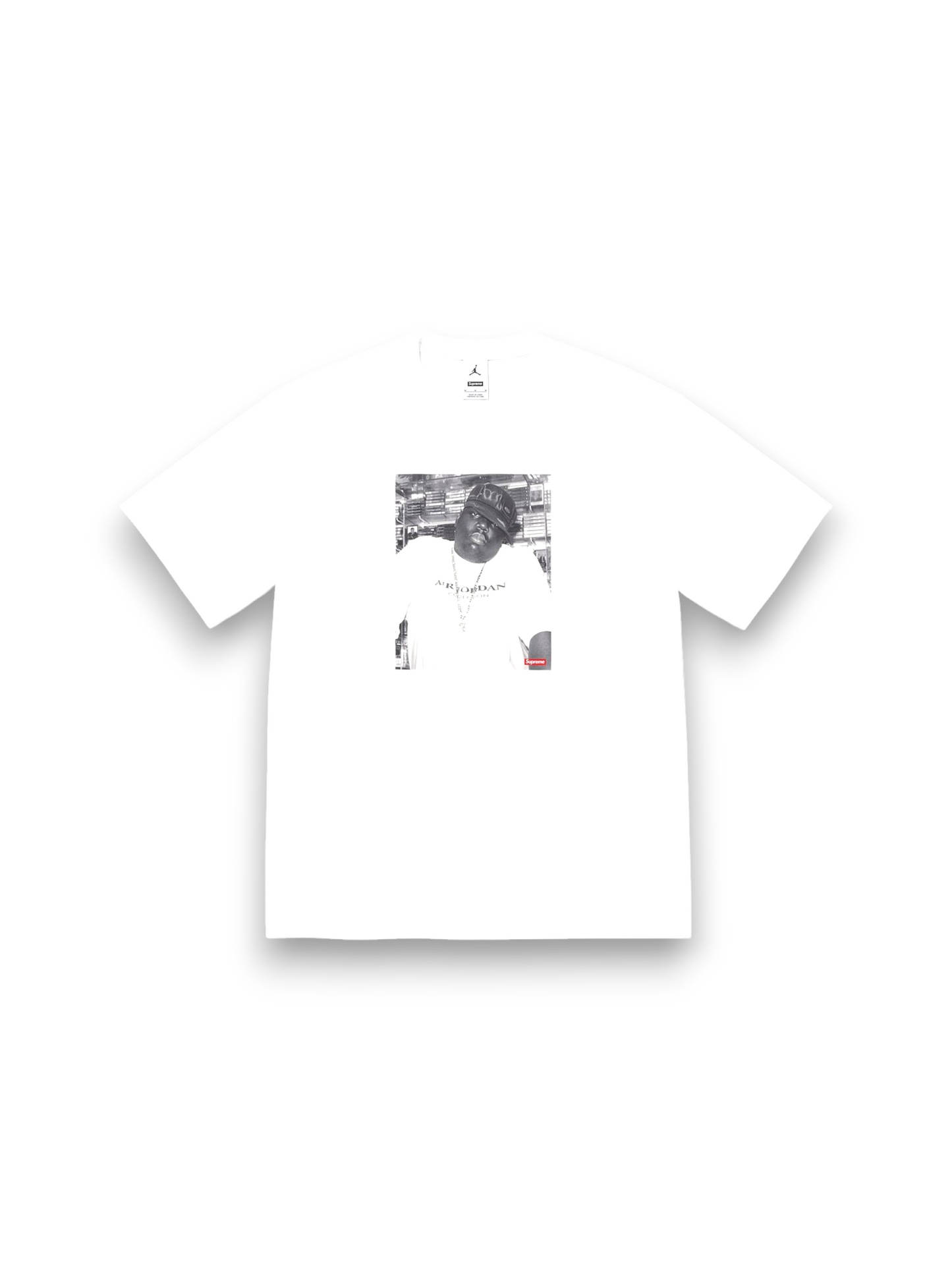 Supreme x Jordan Biggie Short-Sleeve Top 'White'