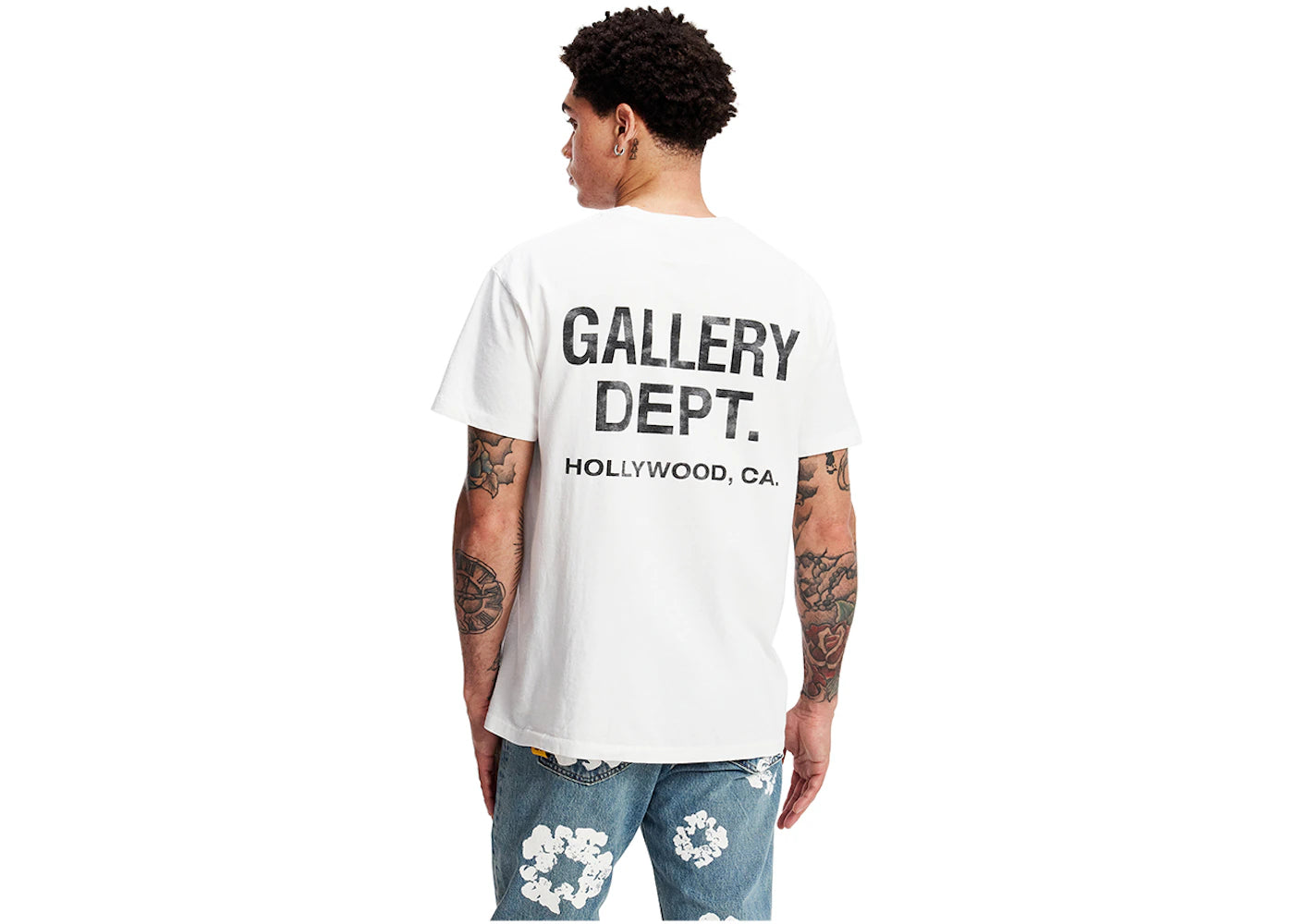 Gallery Dept. Souvenir T-Shirt White Black