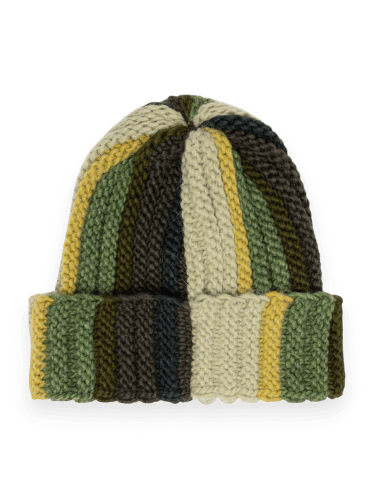 Amish Nomad Beanie Hat Green Mix