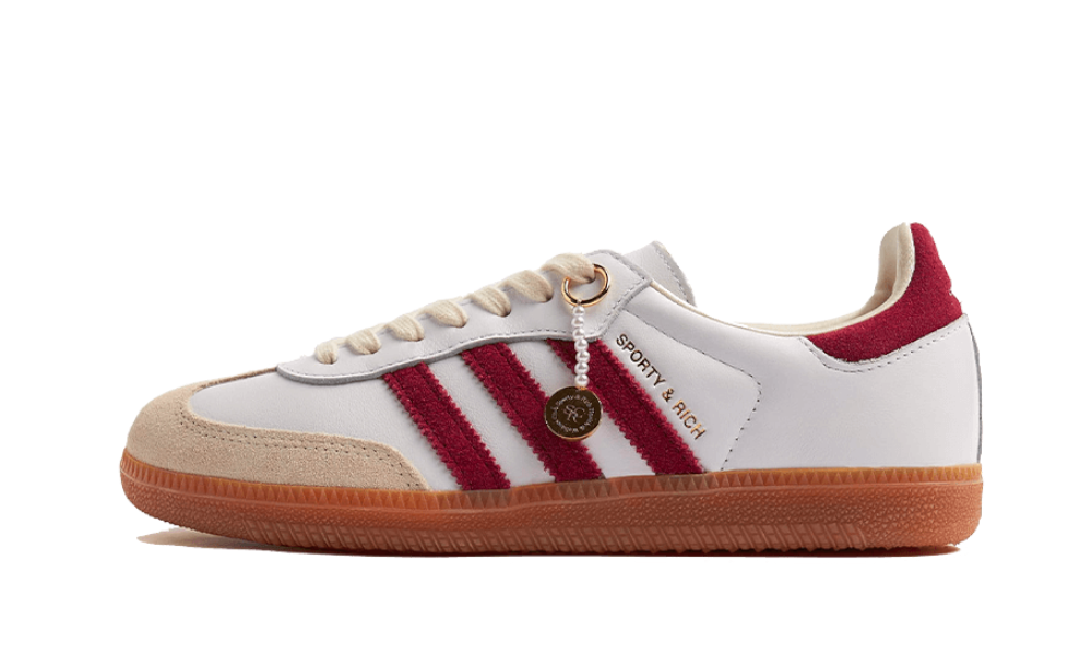 Adidas Samba Sporty & Rich White Core Burgundy