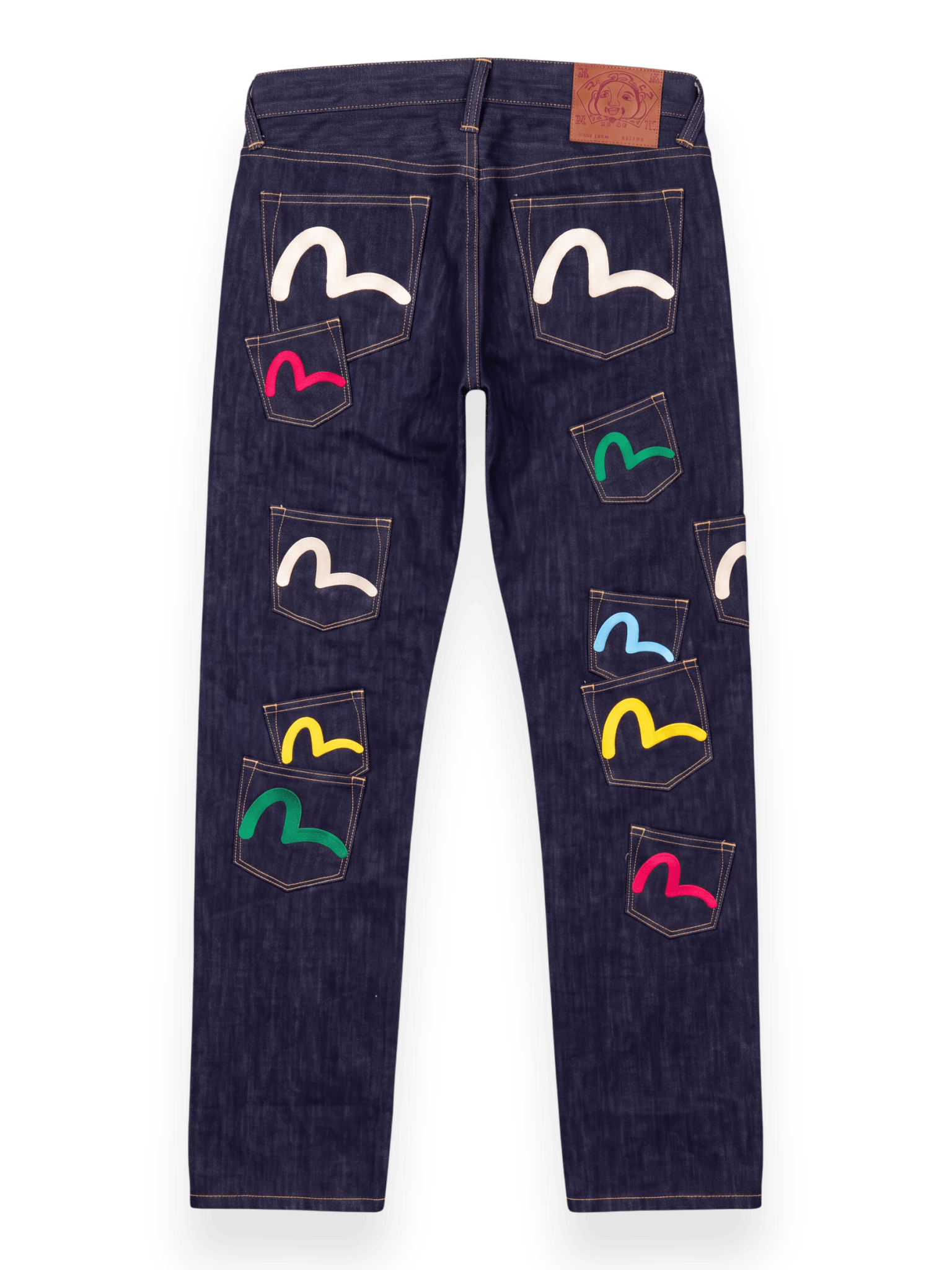 Evisu Multi-Pocket Seagull Regular Fit Jeans
