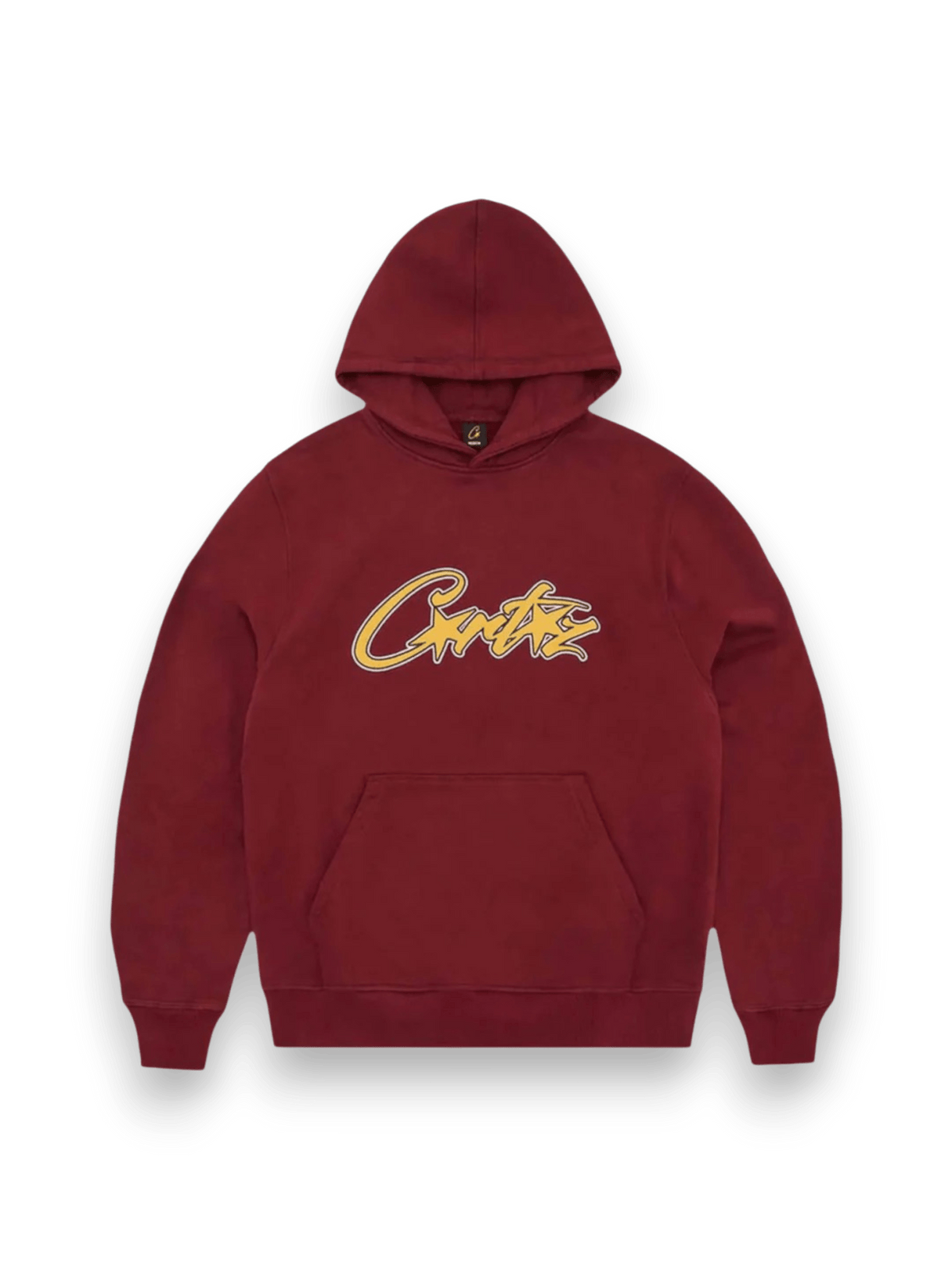 Corteiz Satin Applique Allstarz Hoodie Red
