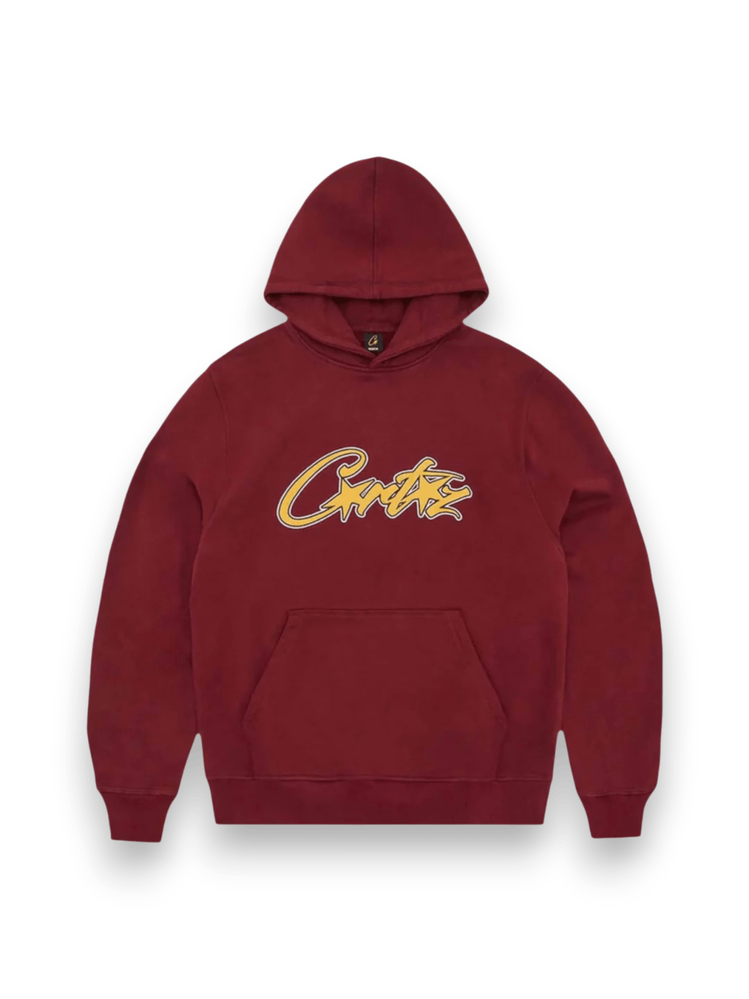 Corteiz Satin Applique Allstarz Hoodie Red