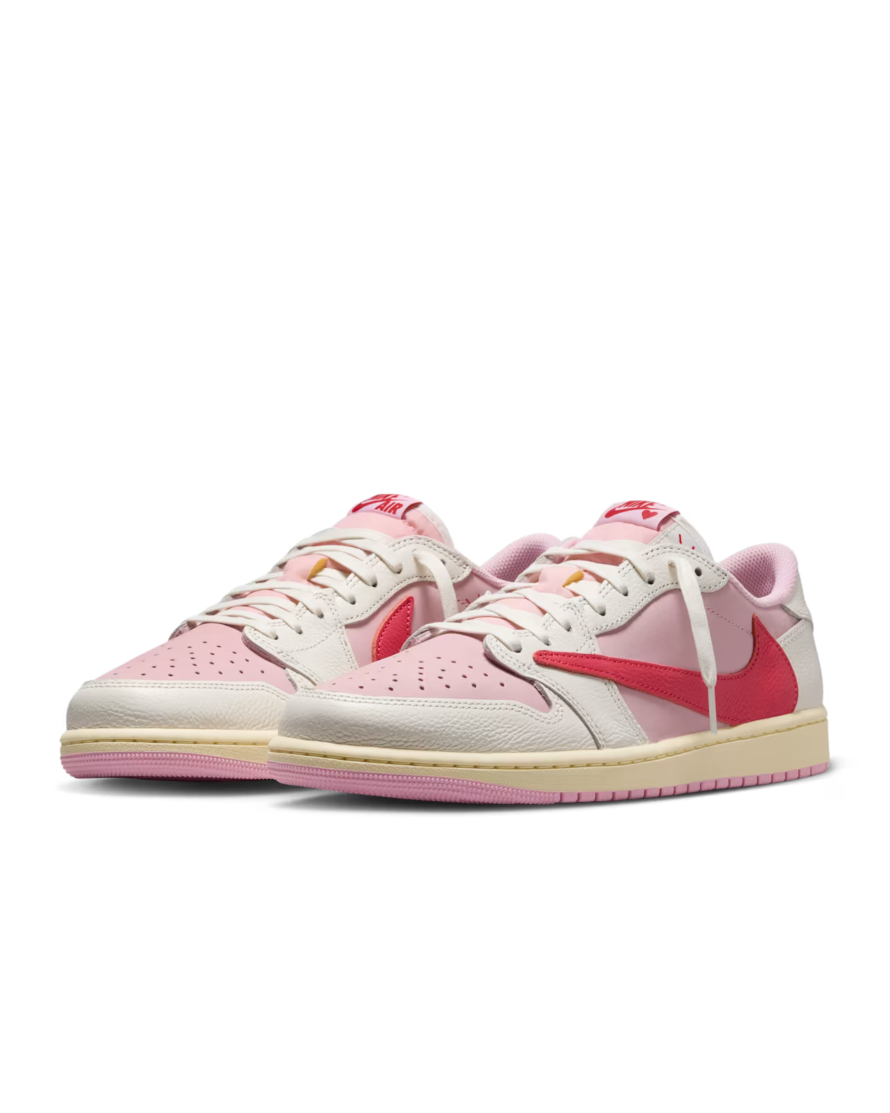 Air Jordan 1 Retro Low OG SP Travis Scott Sail Tropical Pink