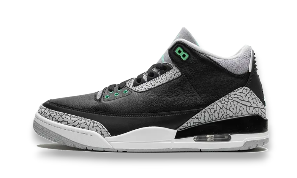 Jordan 3 Green Glow