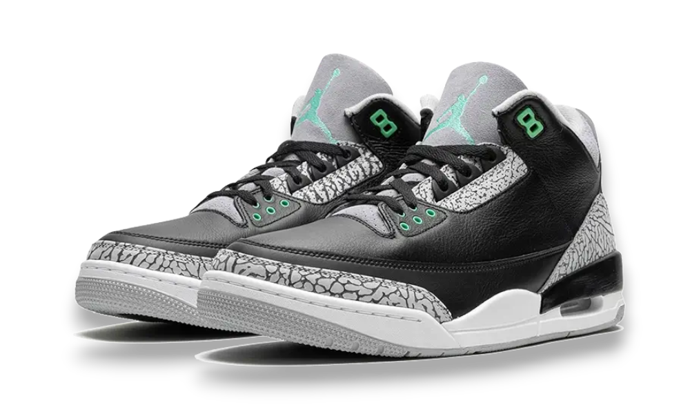 Jordan 3 Green Glow