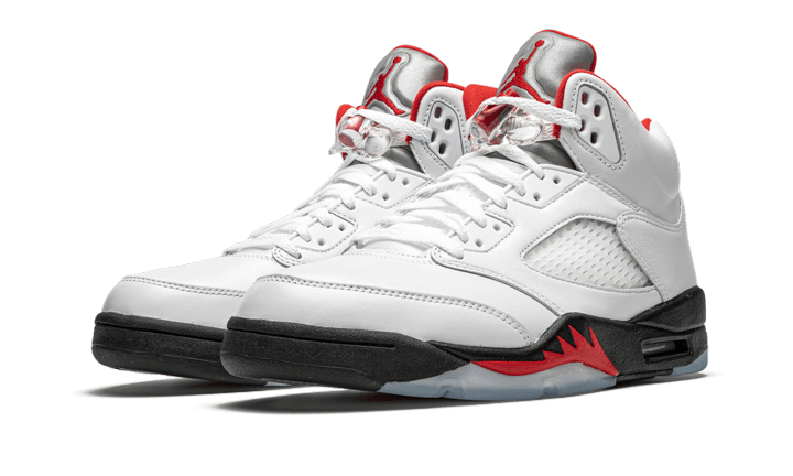 Jordan 5 Retro Fire Red Silver Tongue (2020)