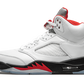 Jordan 5 Retro Fire Red Silver Tongue (2020)