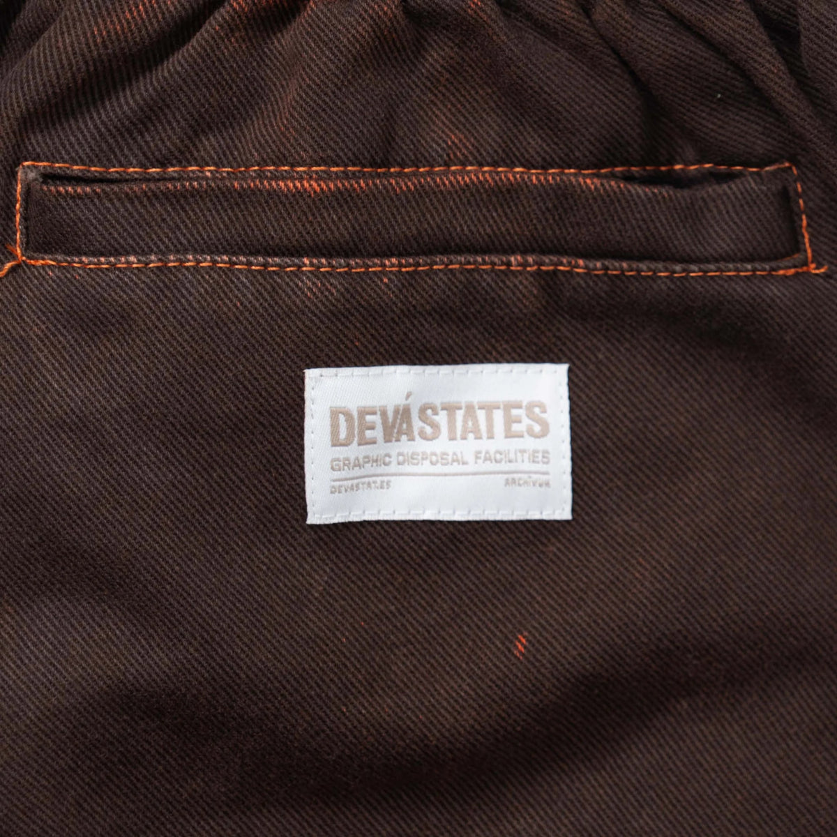 DEVÁ STATES MIDTOWN Pleated Easy Pants [ Brown]