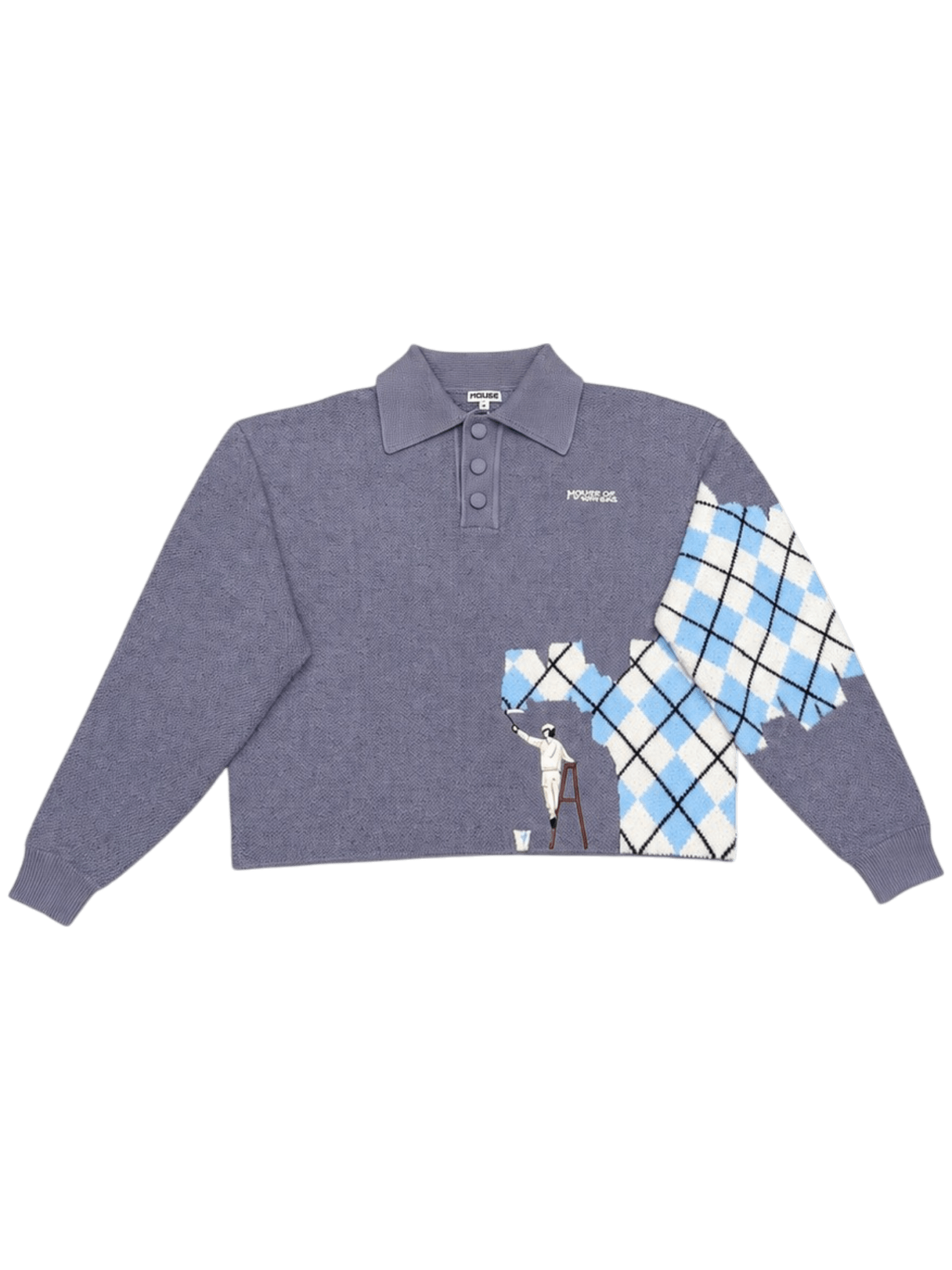 House Of Errors Knitted Wall Painter Rugby Grey