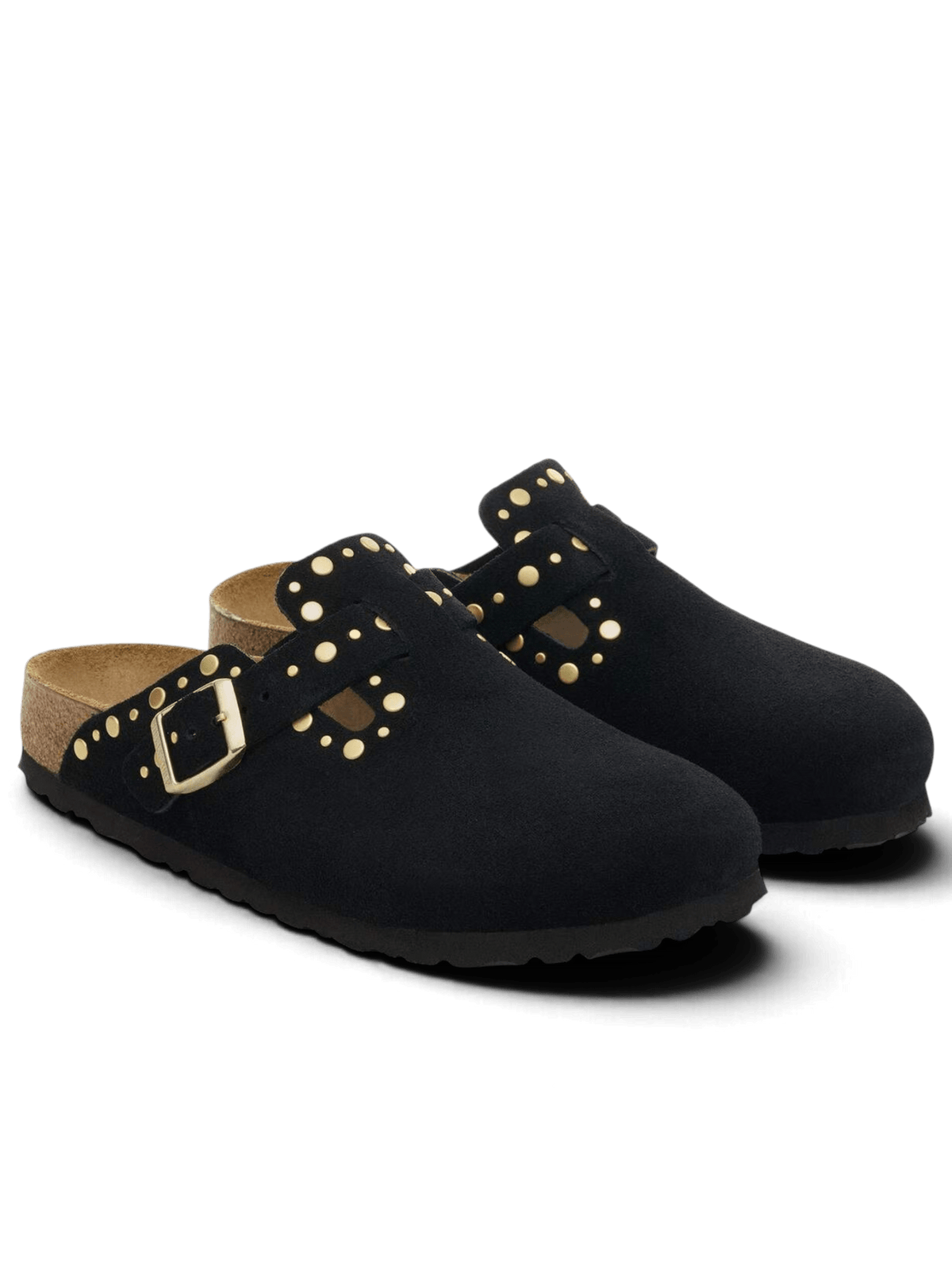 Birkenstock Boston Rivets Black