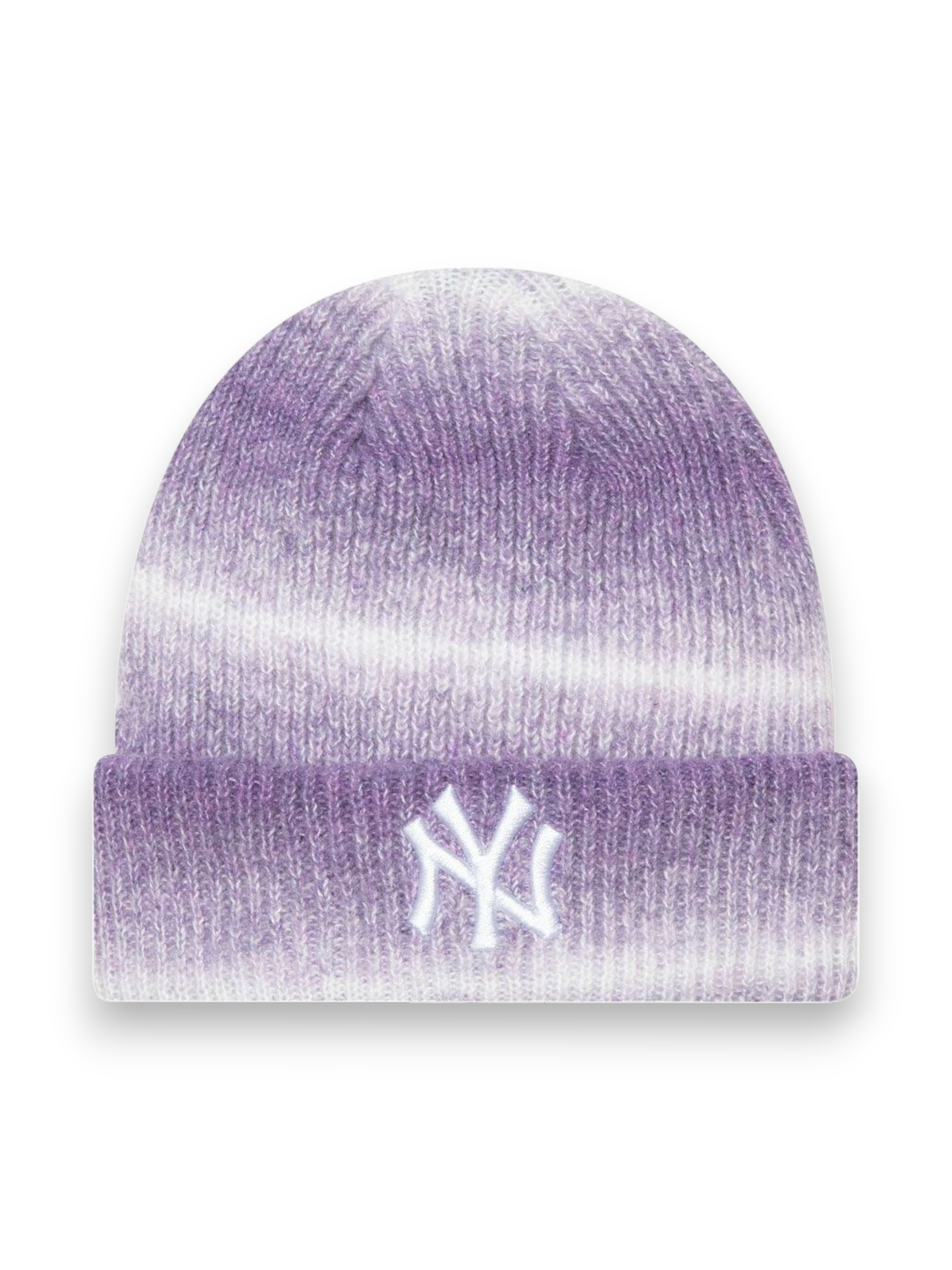 New Era Beanie New York Yankees Space Dye Purple