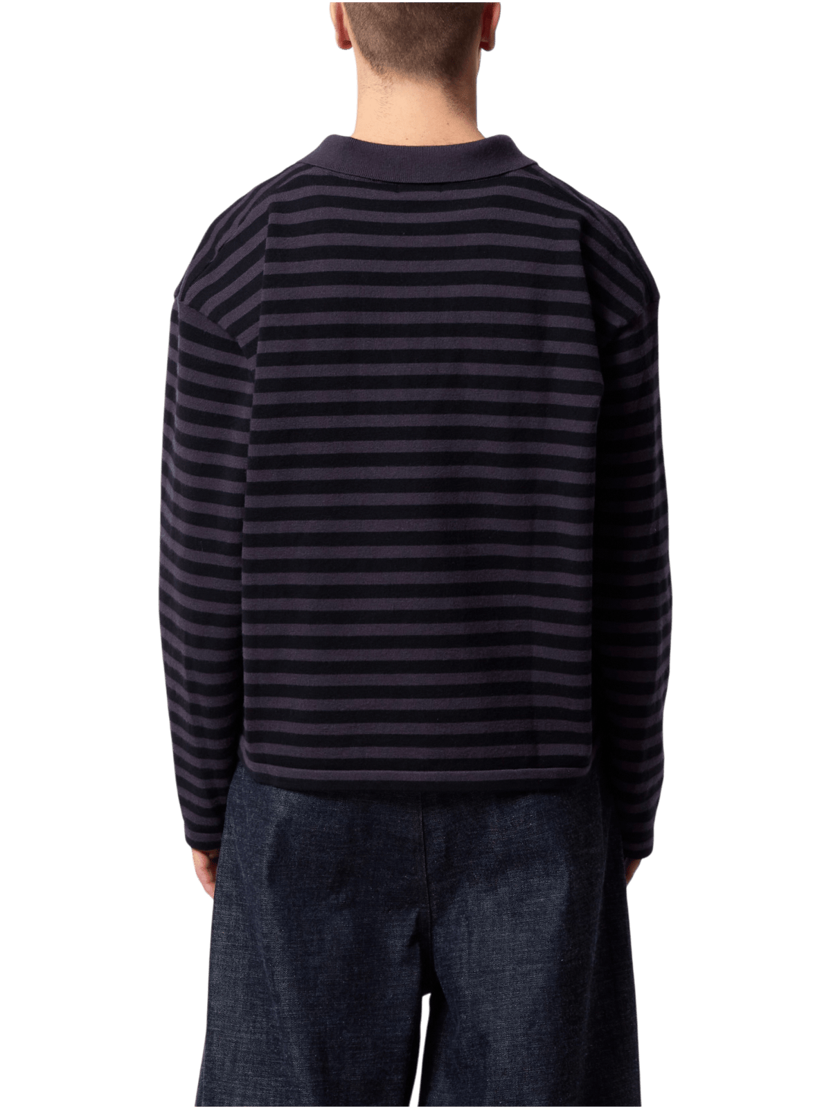 House Of Errors Knitted Peeping Rugby Black/Grey