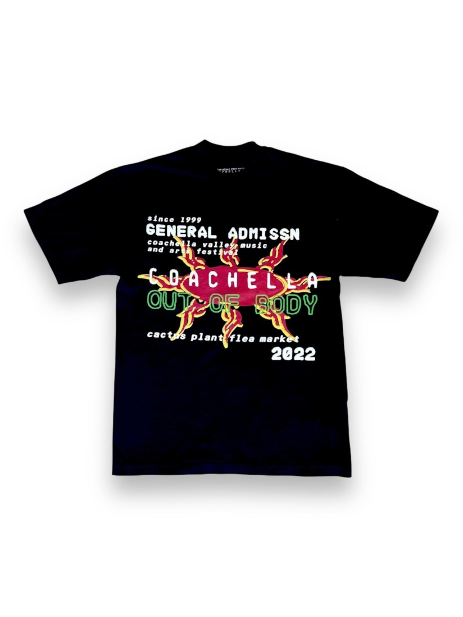 Cactus Plant Flea Market Coachella x CPFM Weekend 1 T-Shirt Black