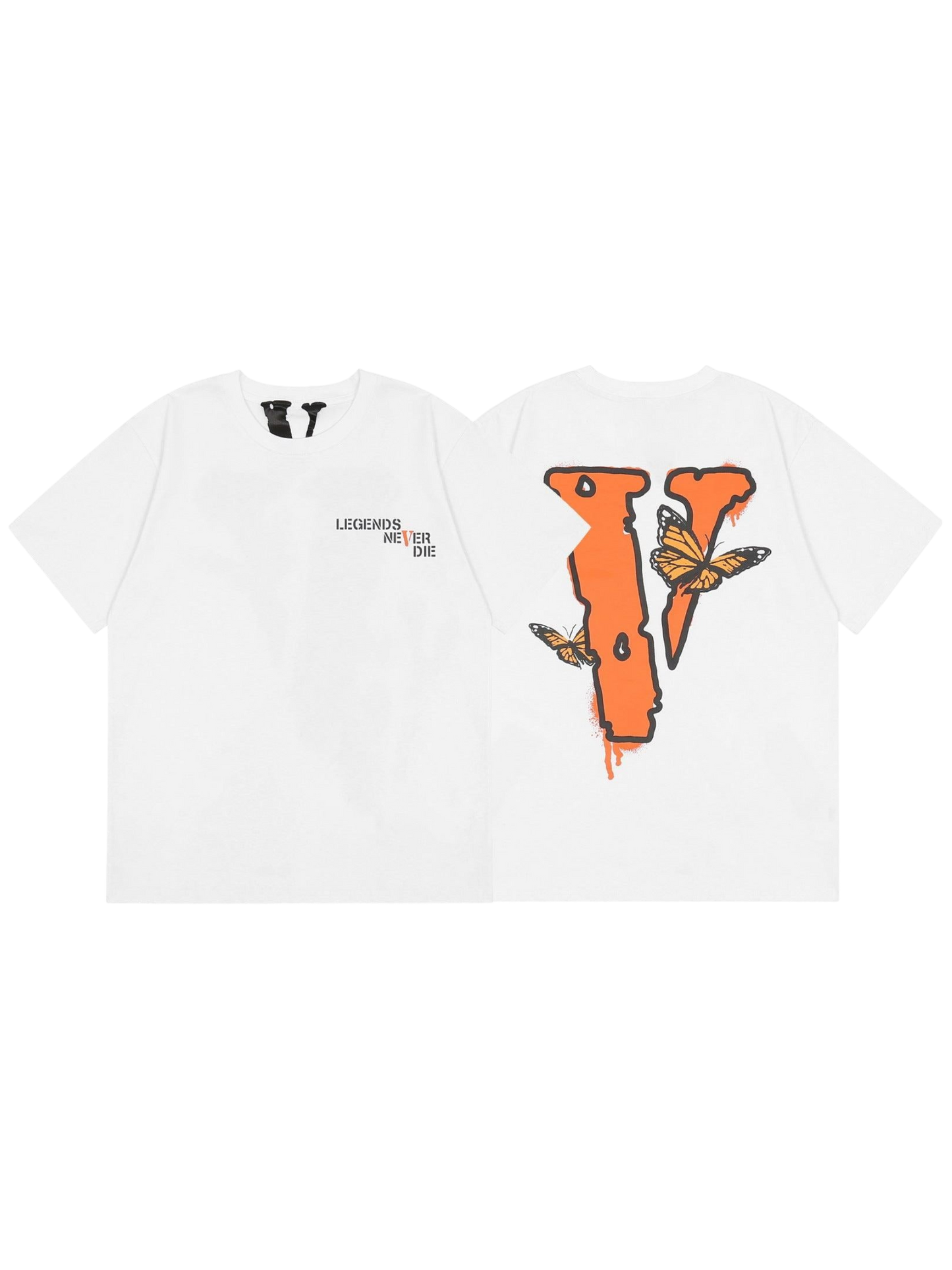 Juice Wrld x Vlone Butterfly T-Shirt White