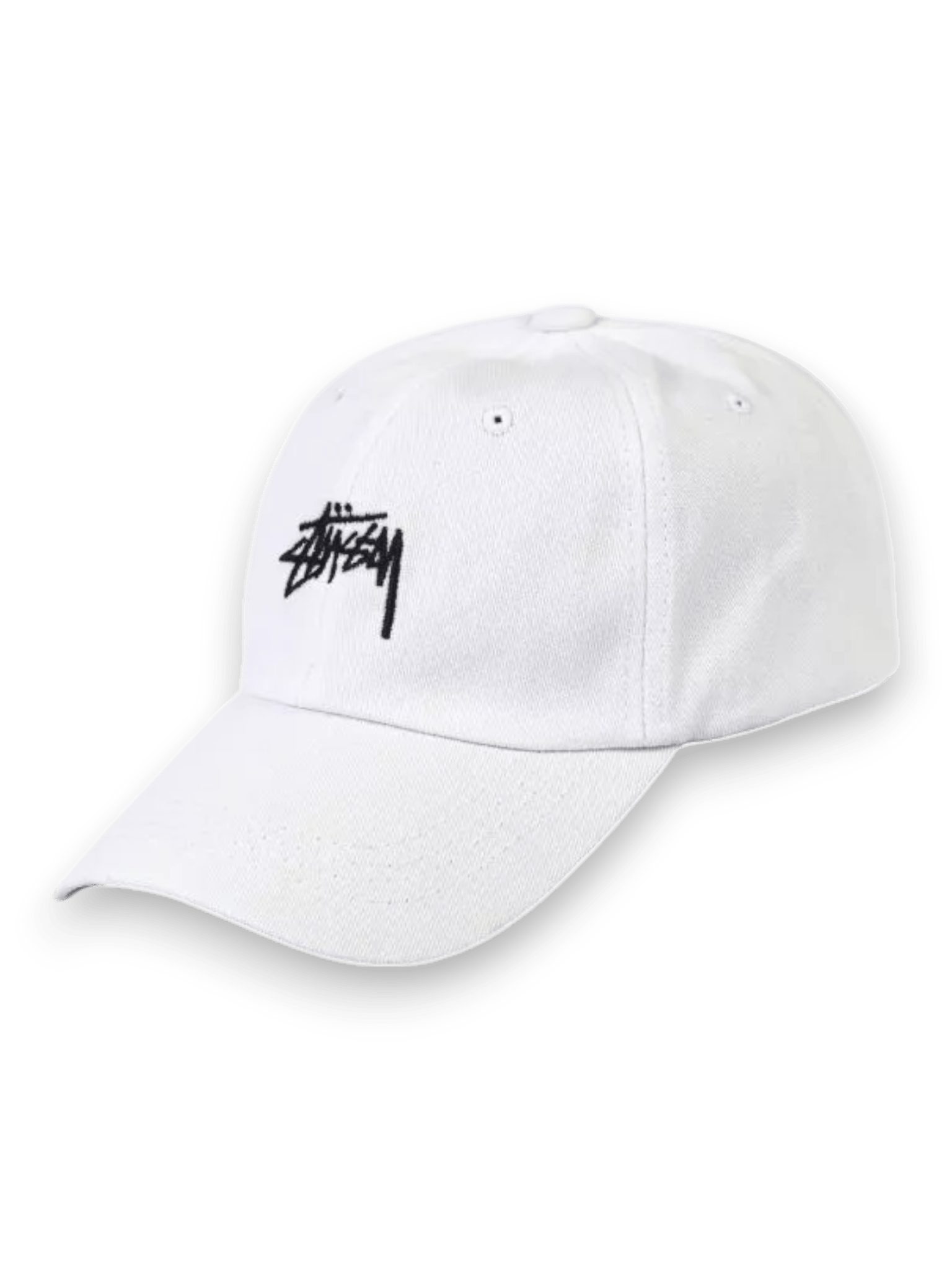 STUSSY BASIC HAT WHITE